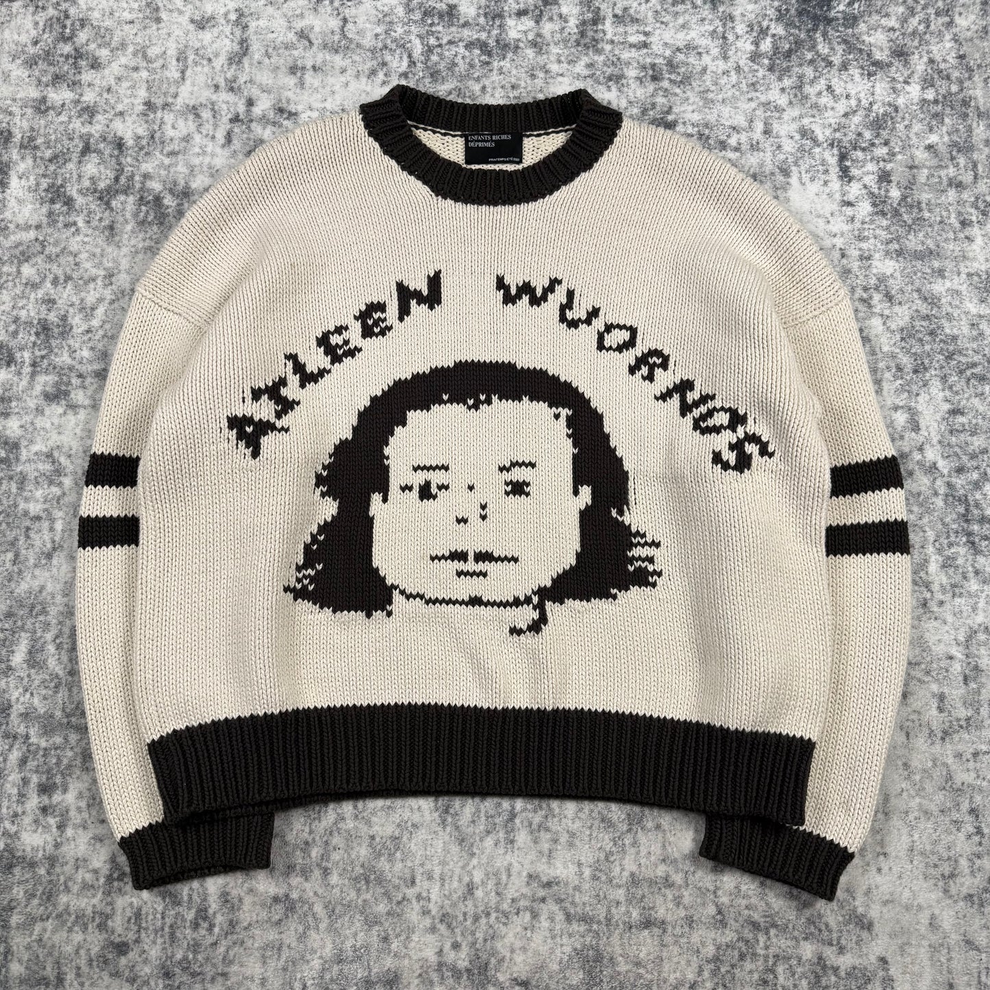 Enfants Riches Déprimés SS23 “Arleen Wuornos” Intarsia Knit Sweater