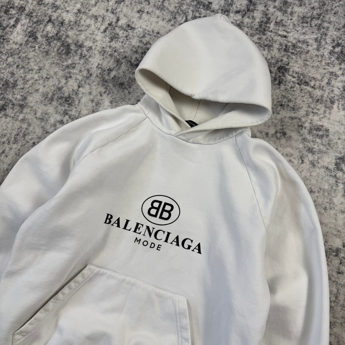 Balenciaga BB Mode Logo ‘White’ Hoodie