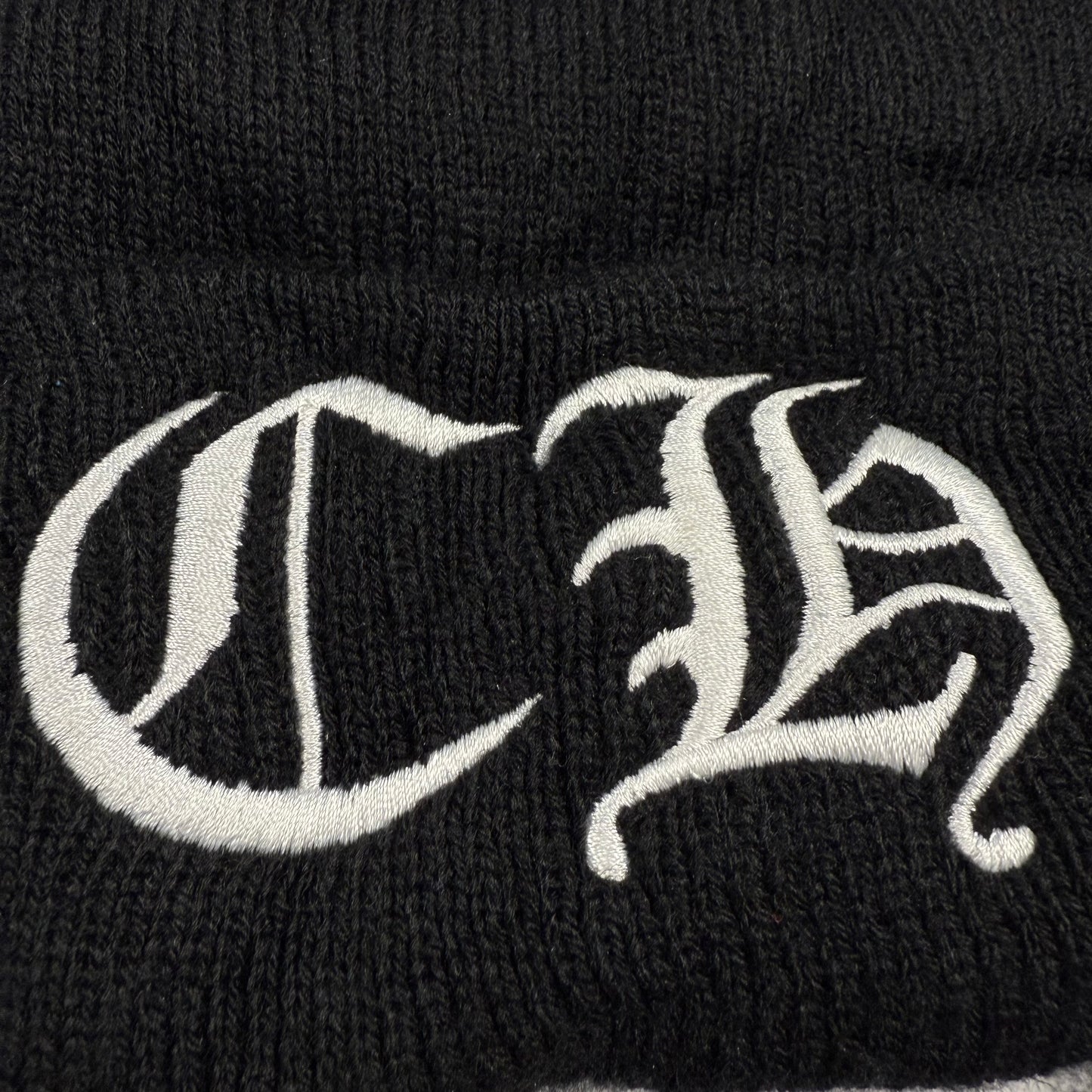 Chrome Hearts Vintage Embroidered CH Logo ‘Black’ Beanie