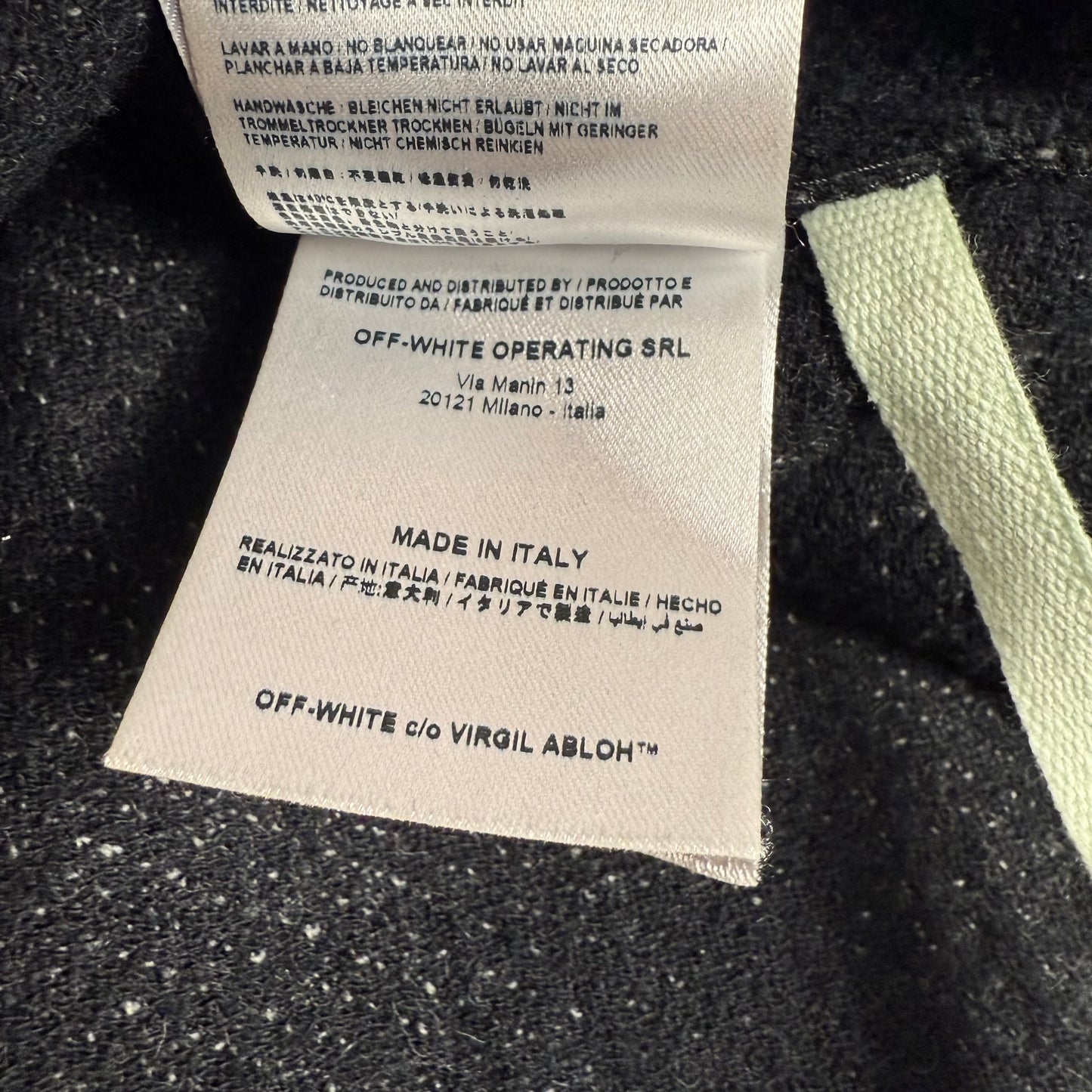 Off-White Outline Arrow Flannel Shirt Grey/Black