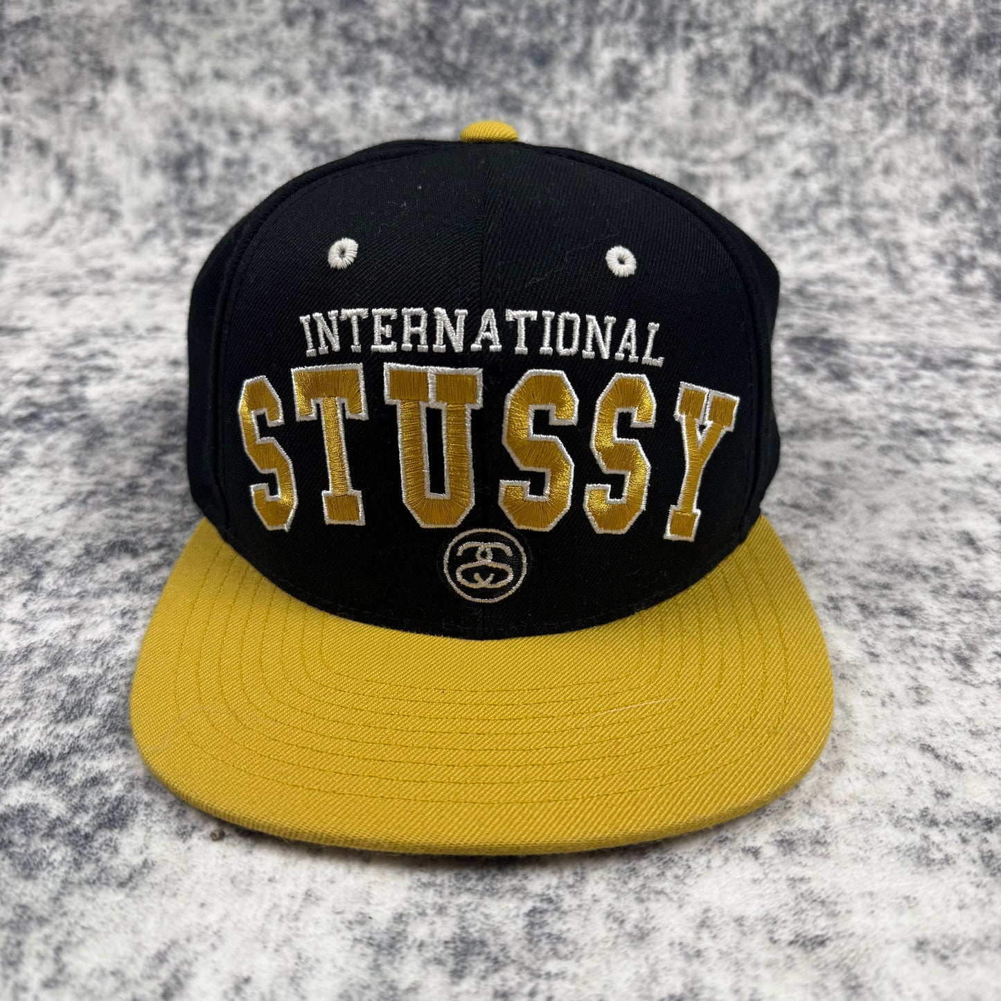 Stussy Vintage International Baseball ‘Black/Yellow’ Cap