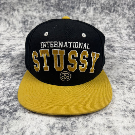 Stussy Vintage International Baseball ‘Black/Yellow’ Cap