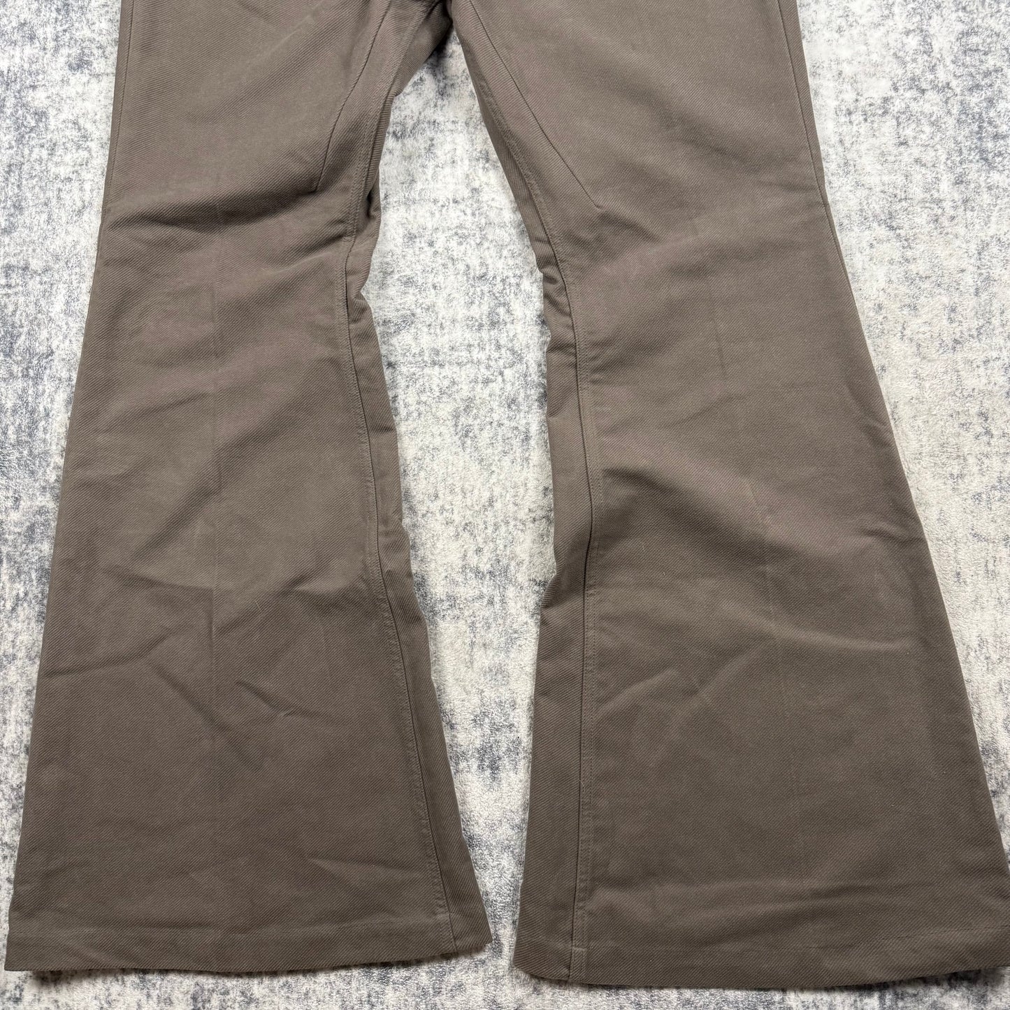 Rick Owens Flared Cotton Twill “Dust” Pants