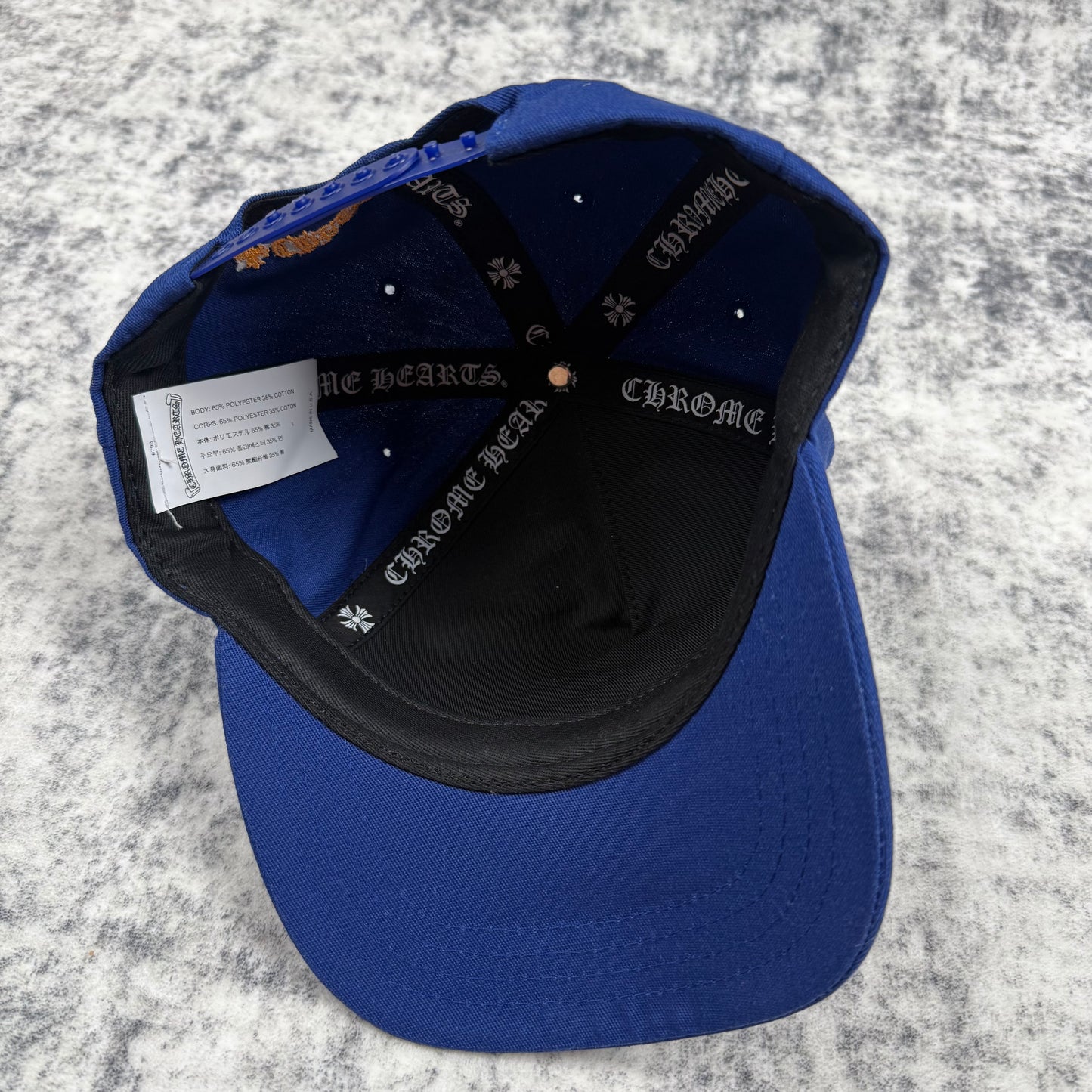 Chrome Hearts CH Logo ‘Blue’ Baseball Cap