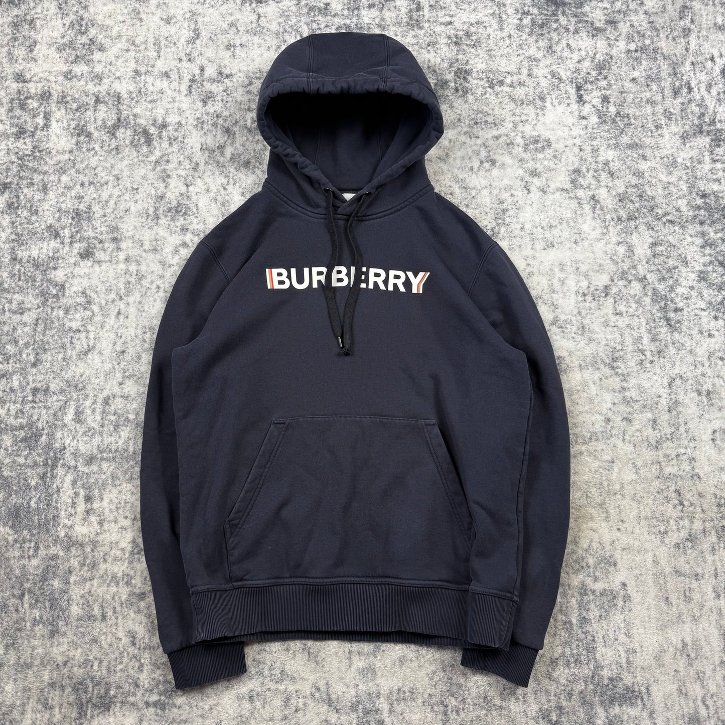 Burberry Logo Print ‘Navy’ Hoodie