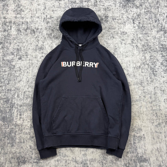 Burberry Logo Print ‘Navy’ Hoodie