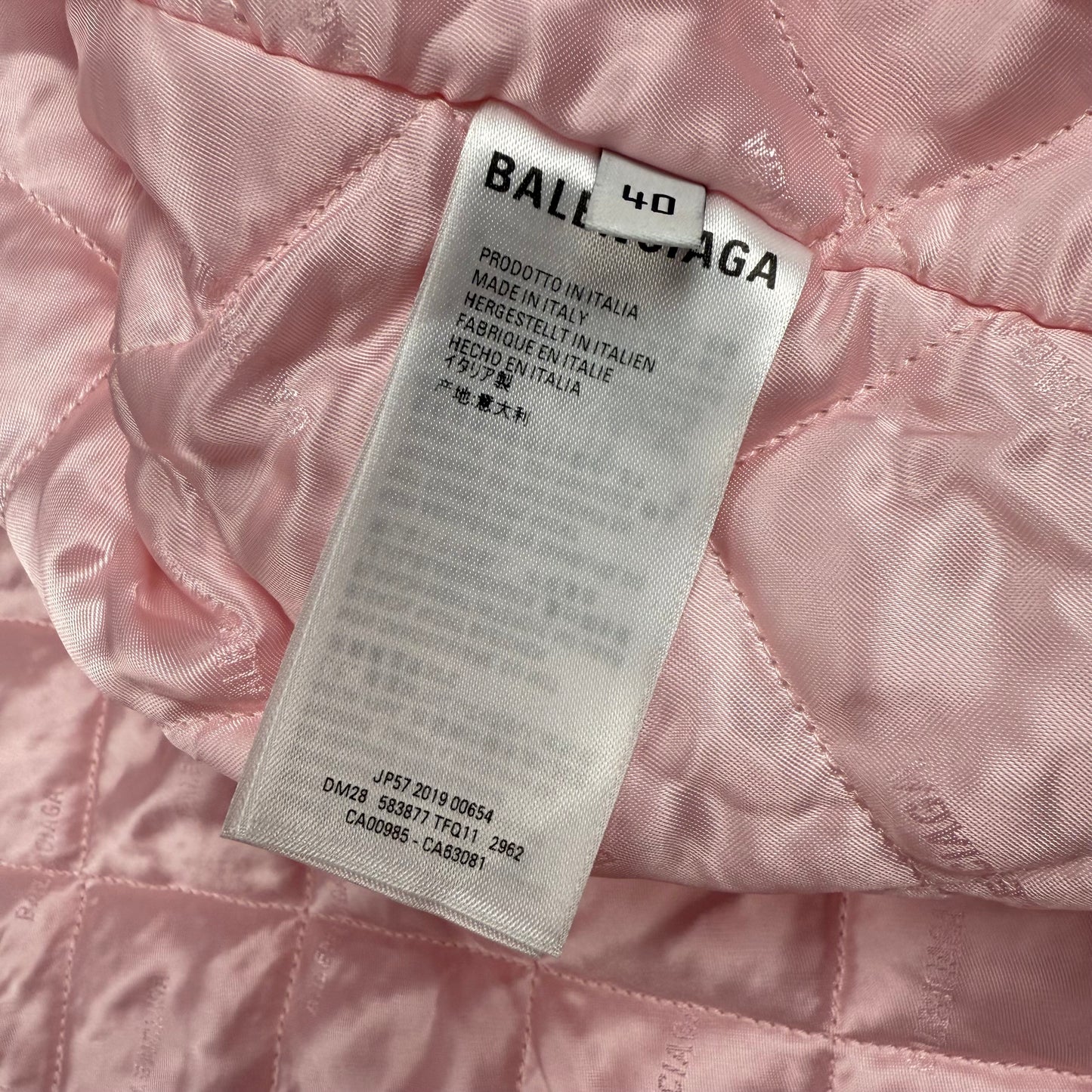 Balenciaga F/W20 Faux Fur Oversized ʼPink’ Coat