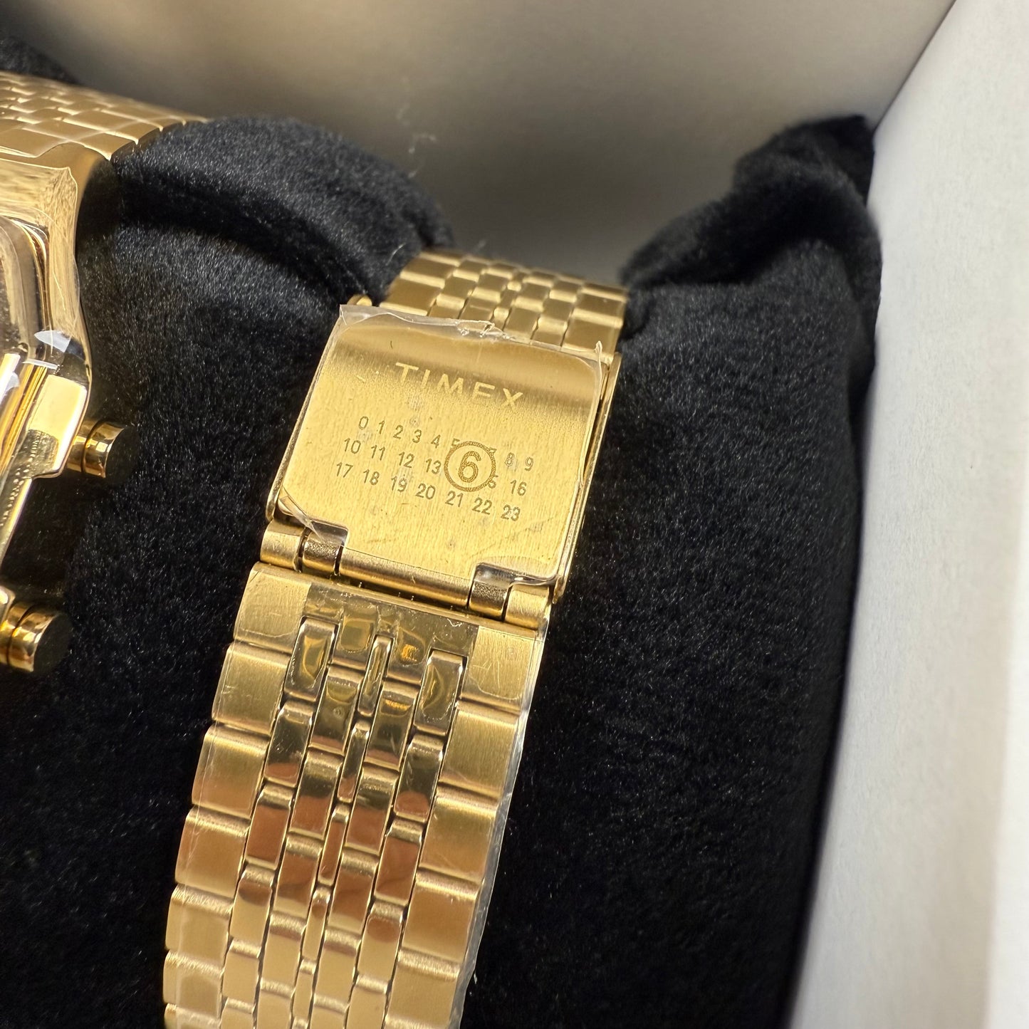 MM6 Maison Margiela x Timex Gold Digital Watch Set