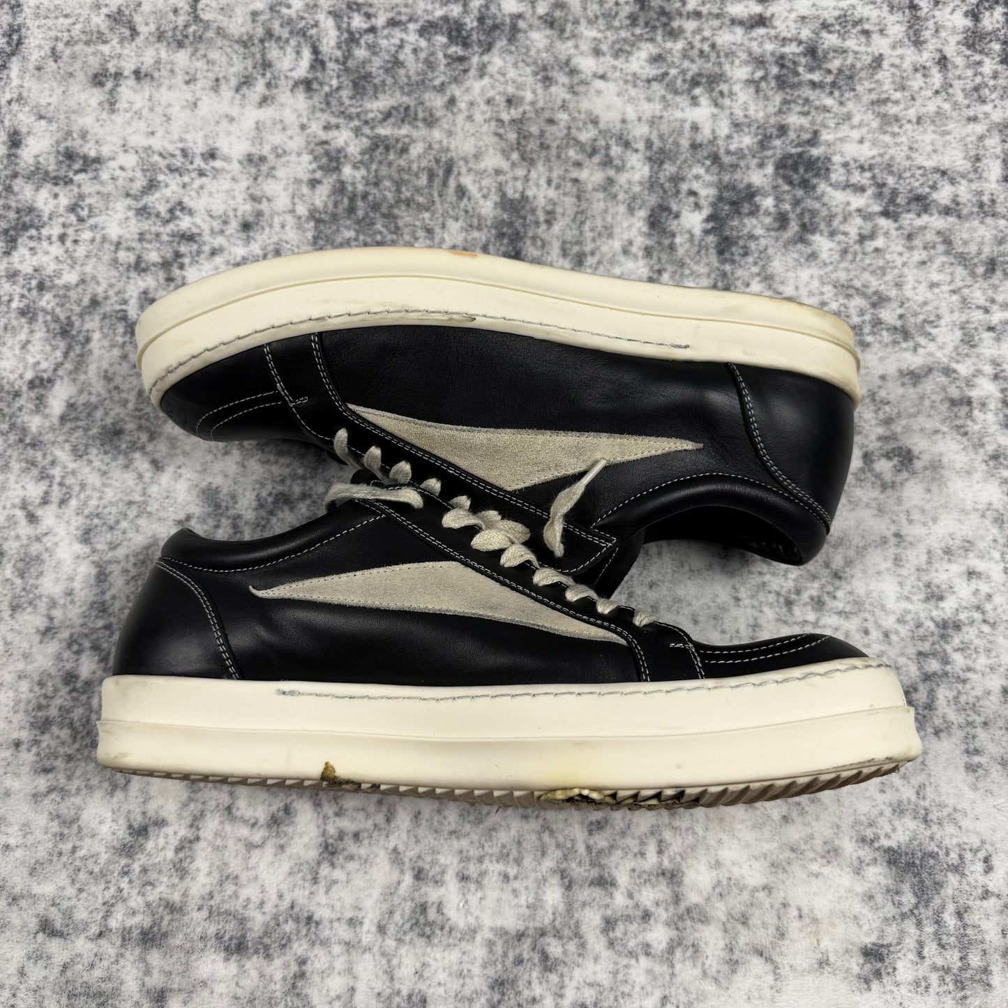 Rick Owens Vintage Vans Leather ‘Black’ Shoes