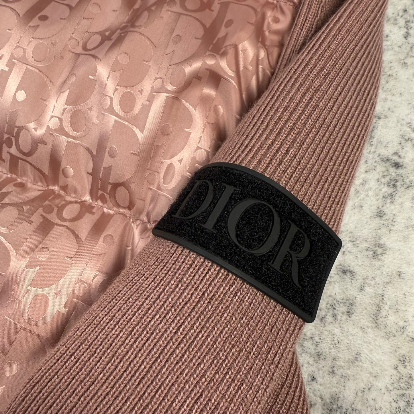 Dior Oblique Knit Down ʼRose’ Jacket