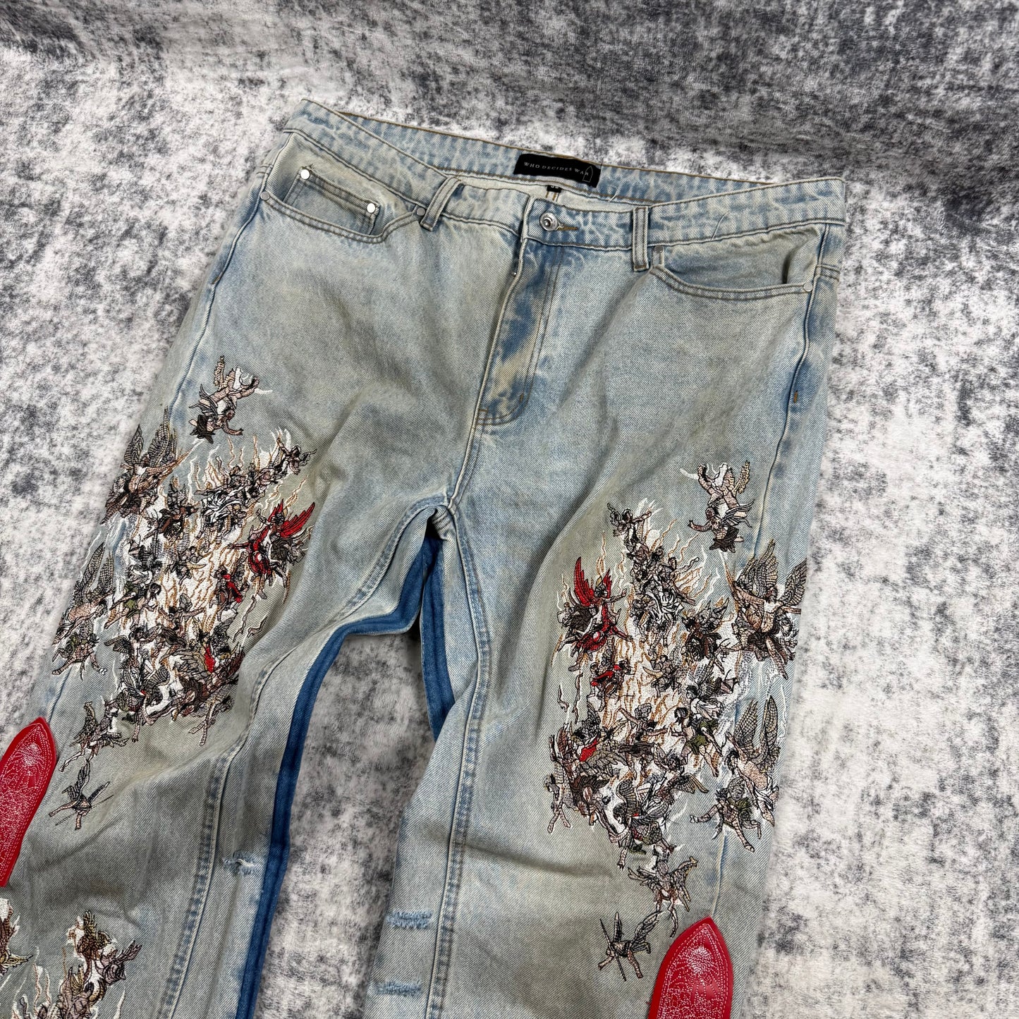 Who Decides War Blue Chaos Jeans
