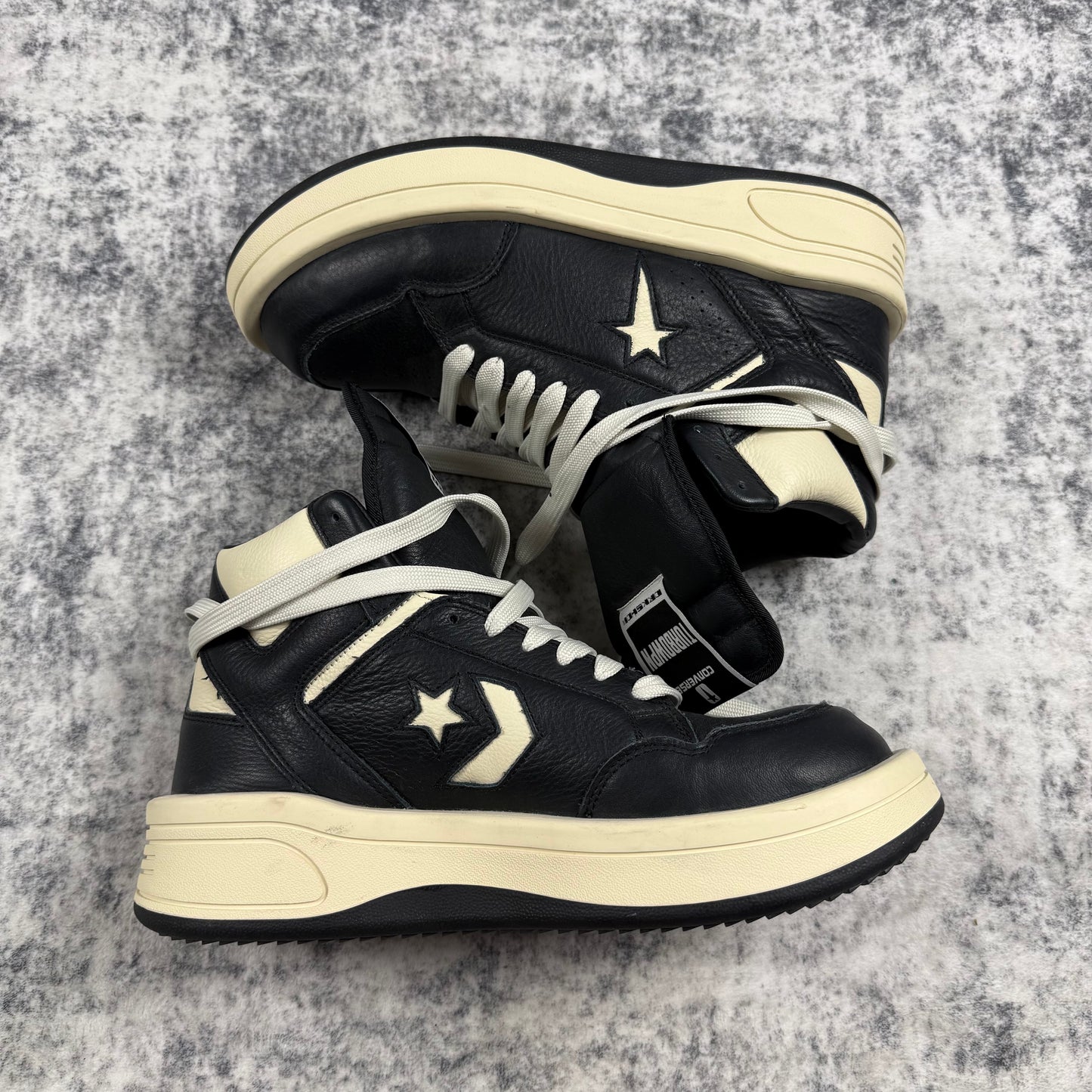 Rick Owens x Converse DRKSHDW TURBOWPN ‘Black/Milk’ Shoes