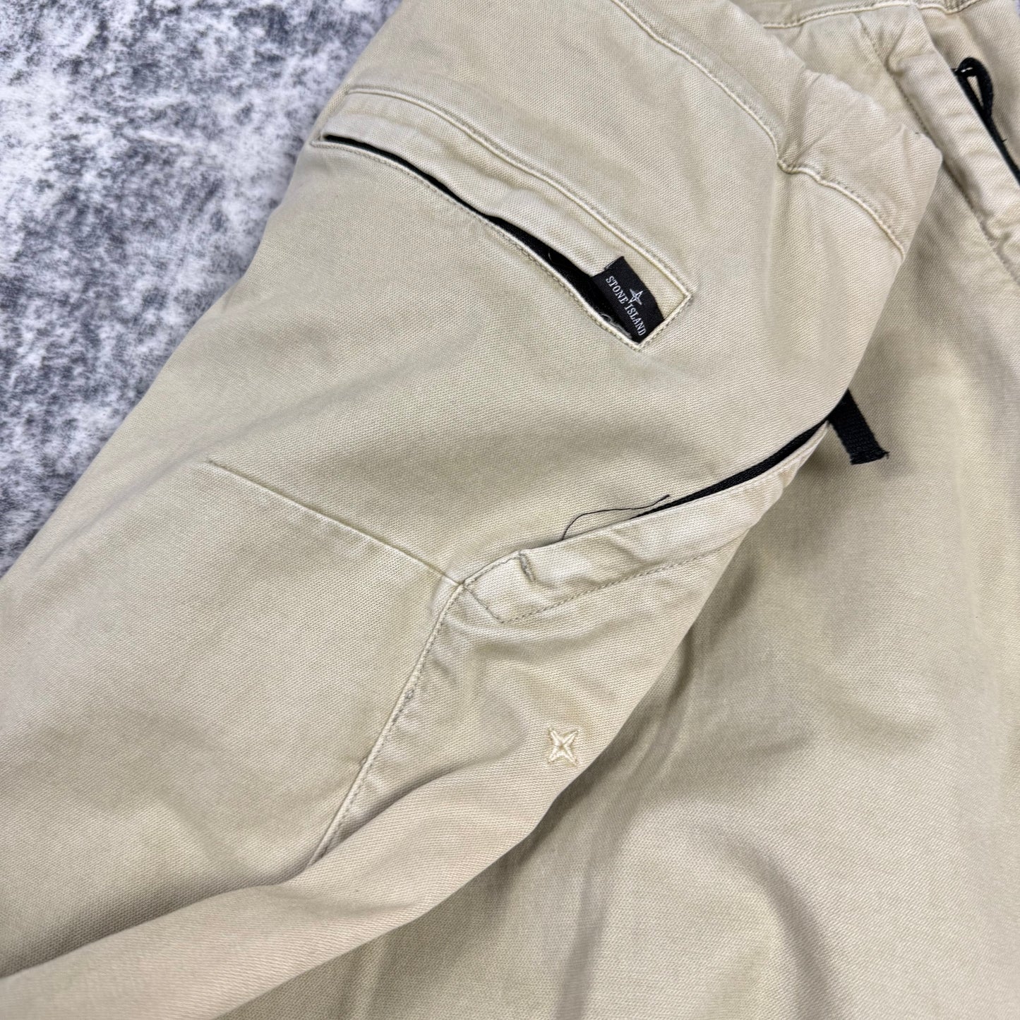 Stone Island Classic Wide Leg ‘Beige’ Pants