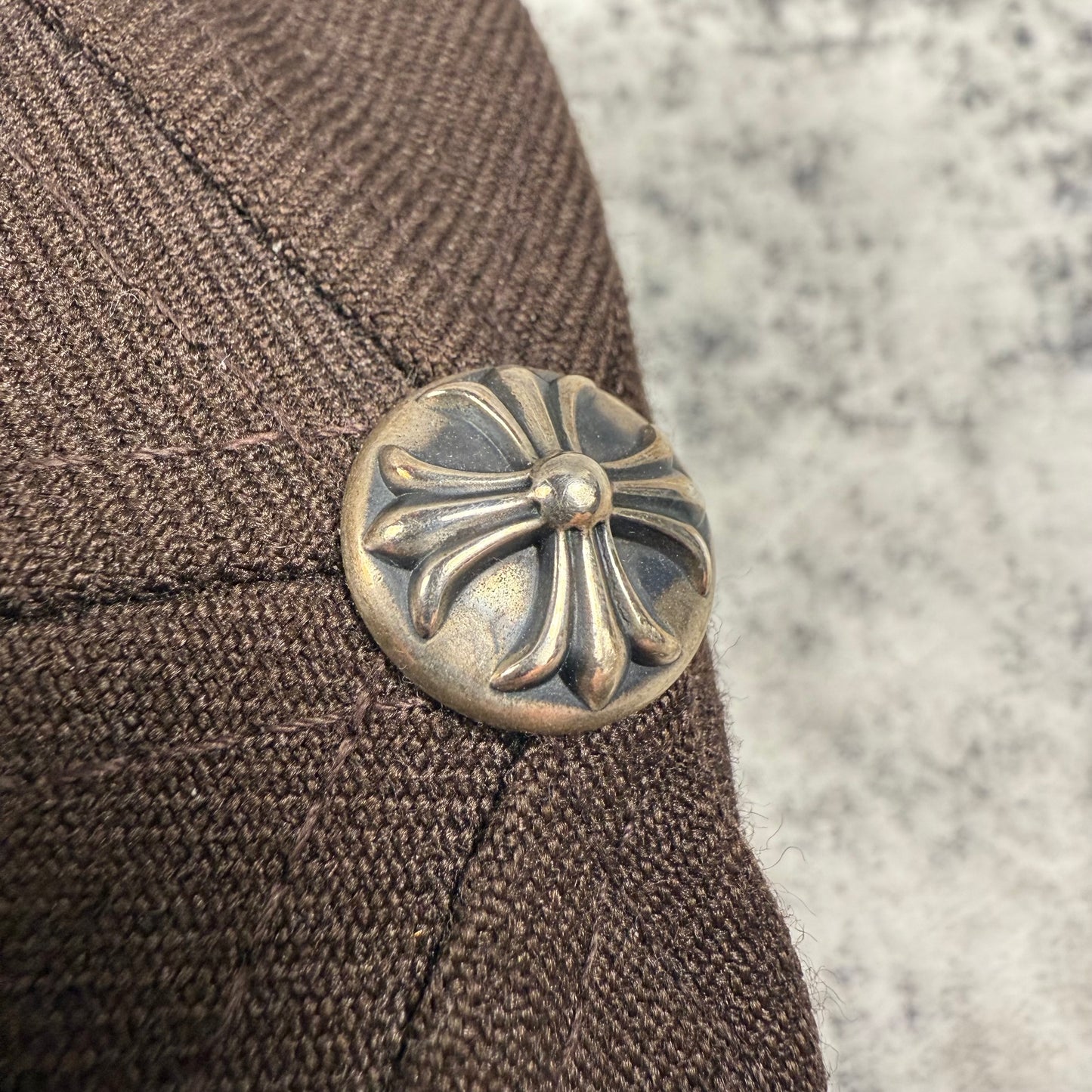 Chrome Hearts CH Logo ‘Brown’ Baseball Cap