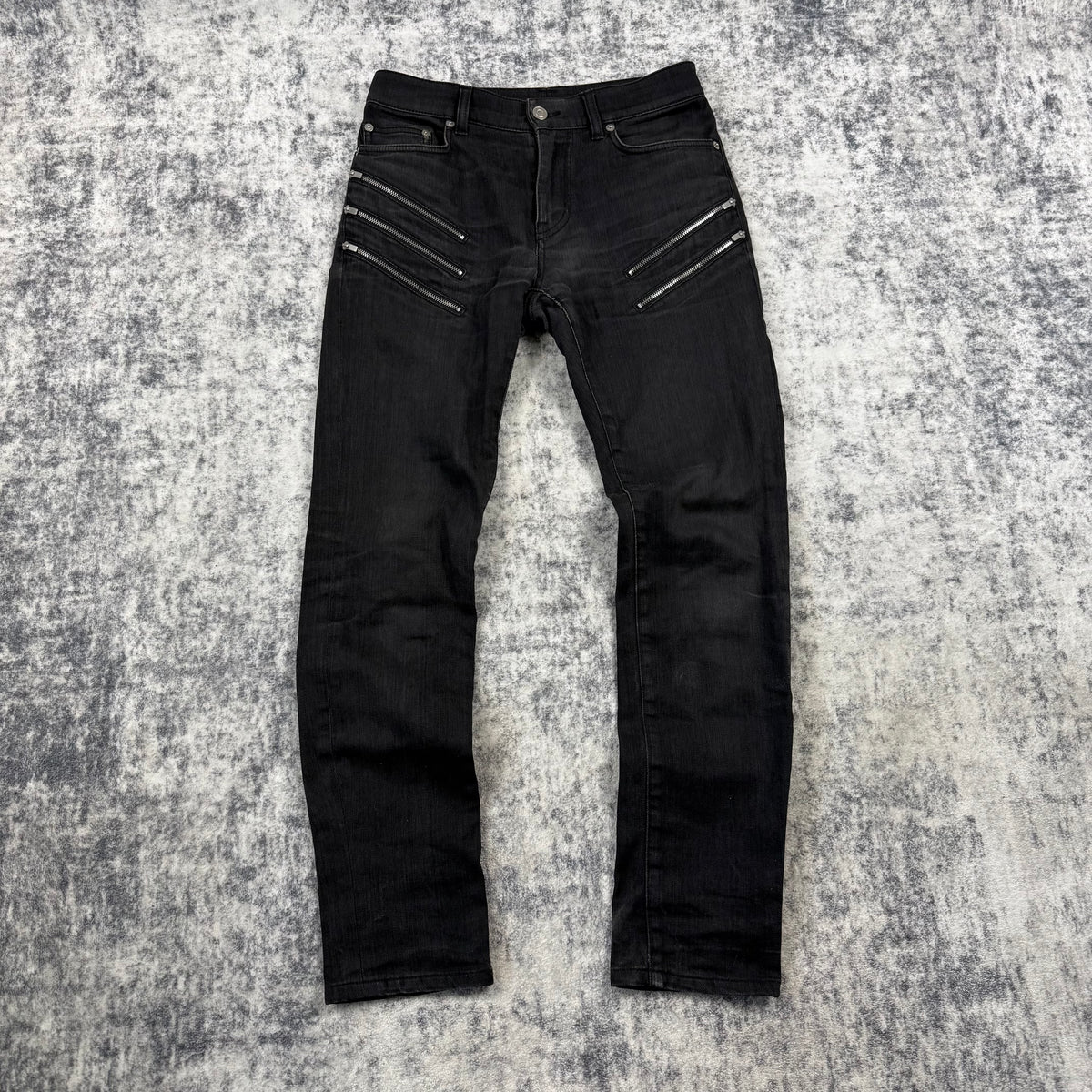 Saint Laurent FW/15 5 Zipper ‘Black’ Jeans