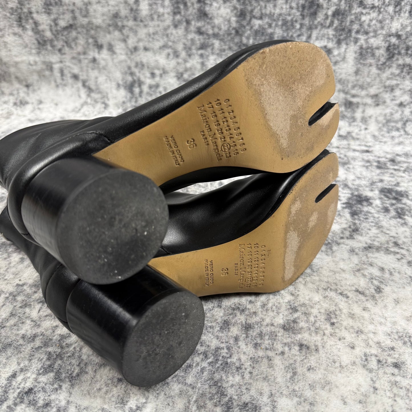 Maison Margiela Tabi Leather Ankle ‘Black’ Boots