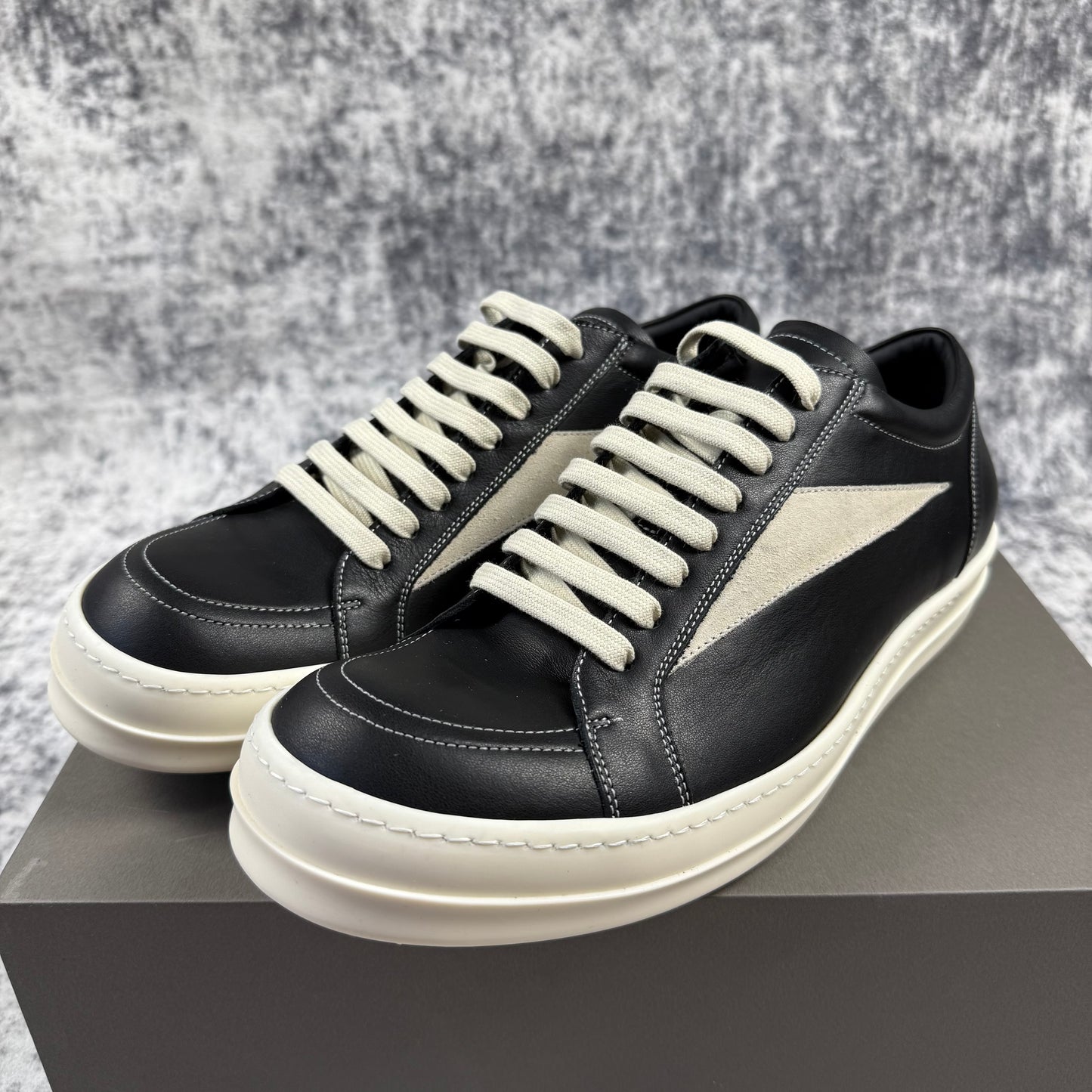 Rick Owens Vintage Vans Leather ‘Black’ Shoes