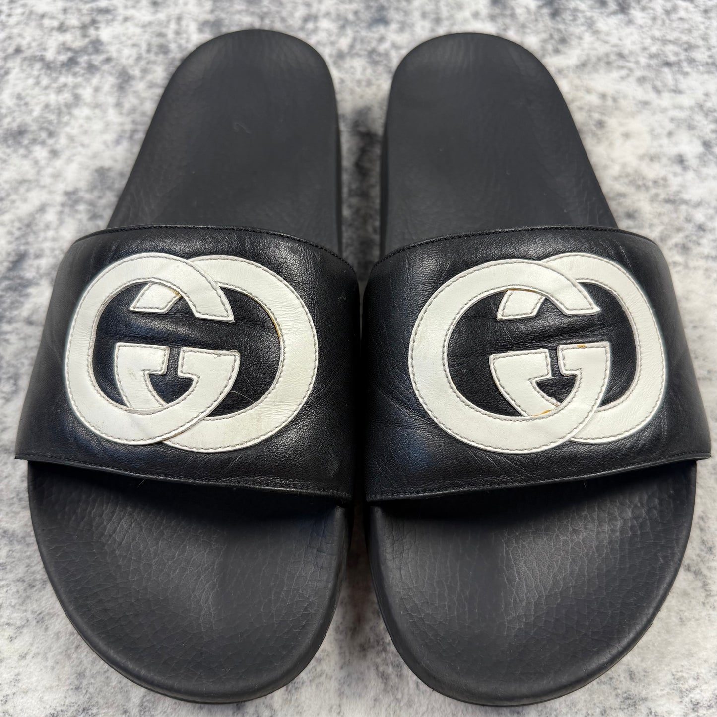 Gucci Slide Interlocking G ‘Black/White’