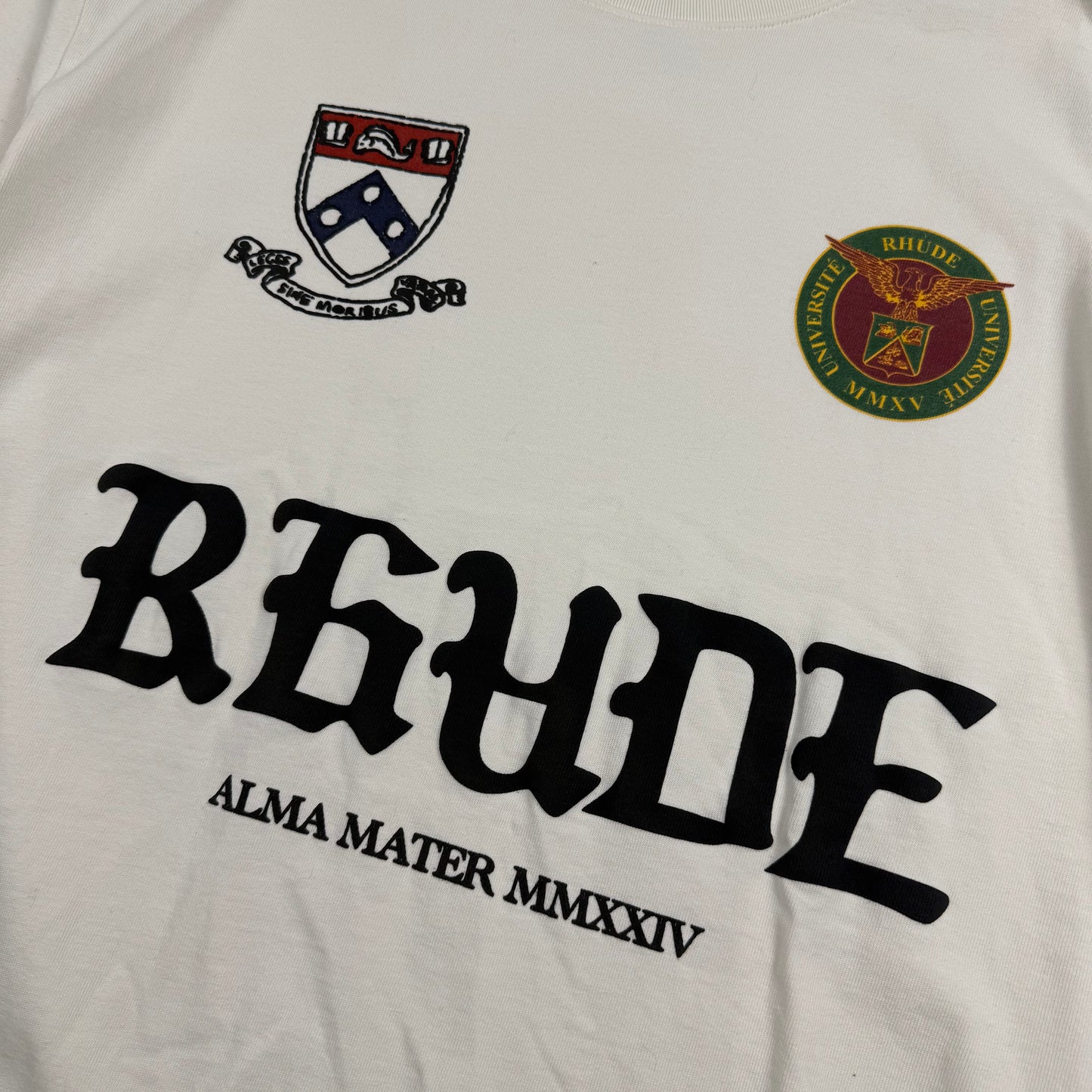 Rhude White 'Rhude' Script T-Shirt