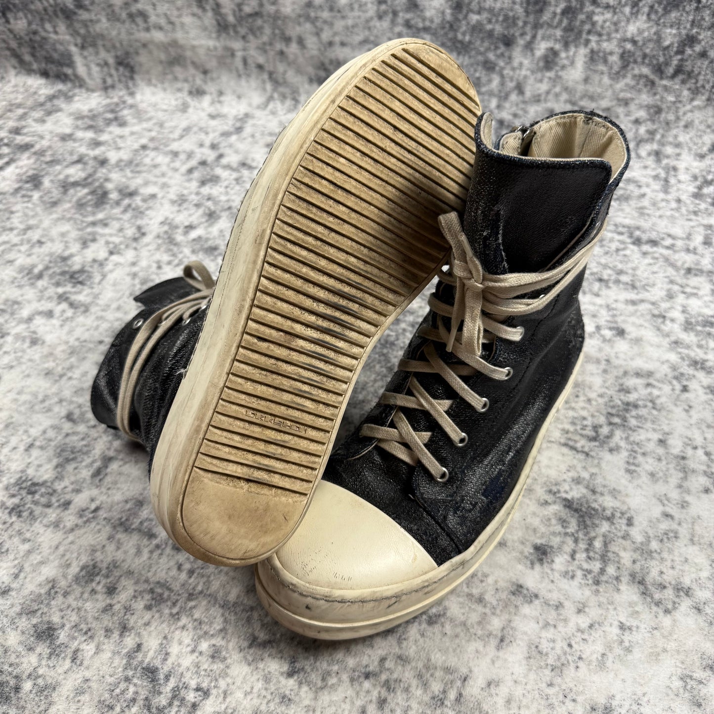 Rick Owens DRKSHDW Ramones Denim Waxed