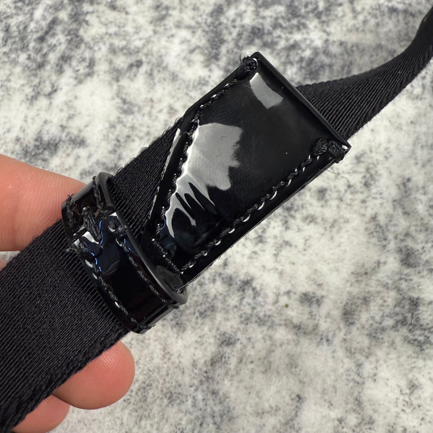 1017 Alyx 9SM Leather Rollercoaster ‘Black’ Belt