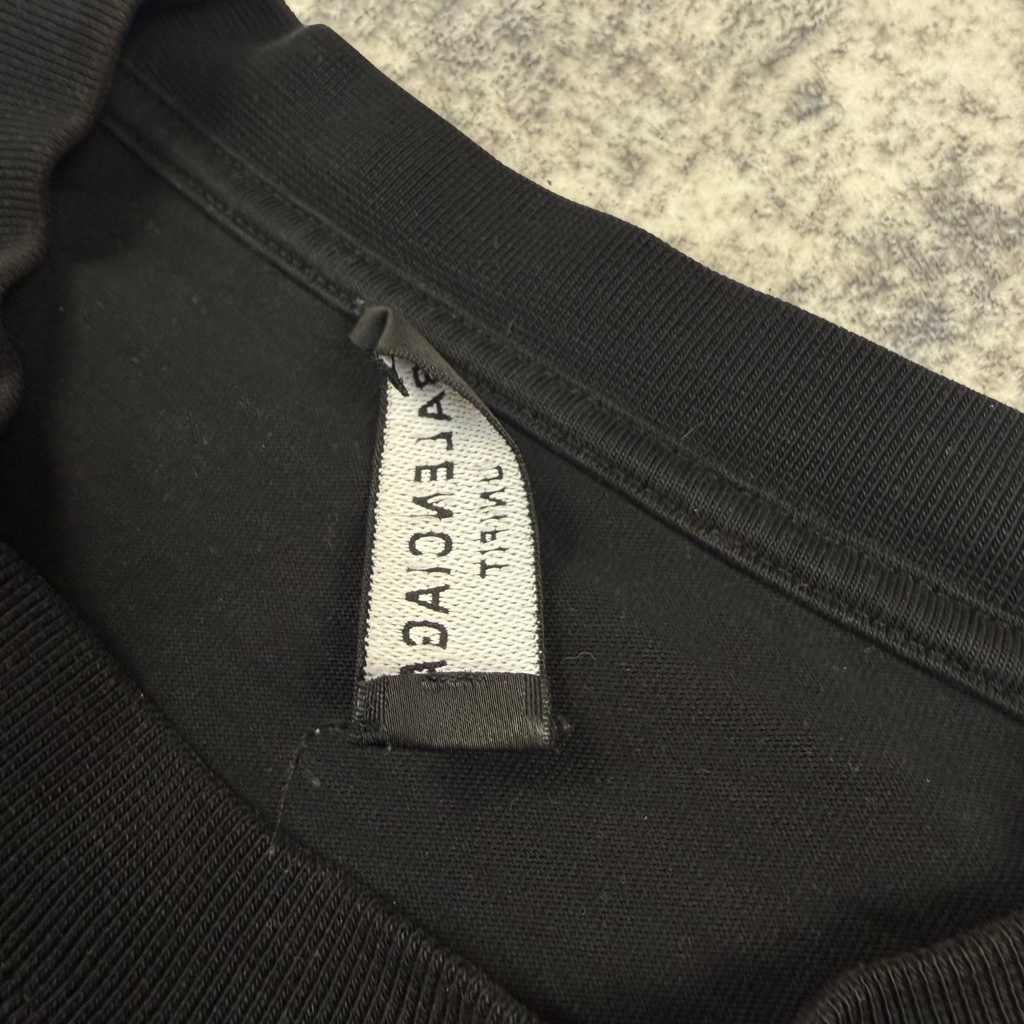 Balenciaga College Oversized ‘Black’ T-Shirt