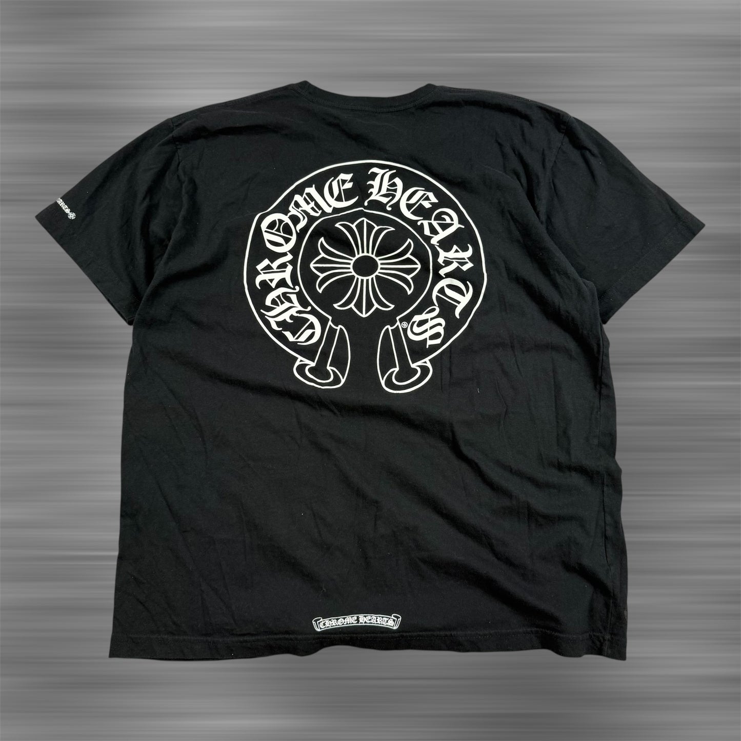 Chrome Hearts Horse Shoe ‘Black’ Logo Pocket T-Shirt