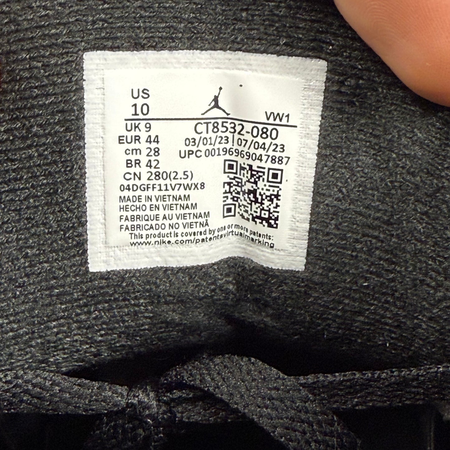 Jordan 3 Retro Fear Pack