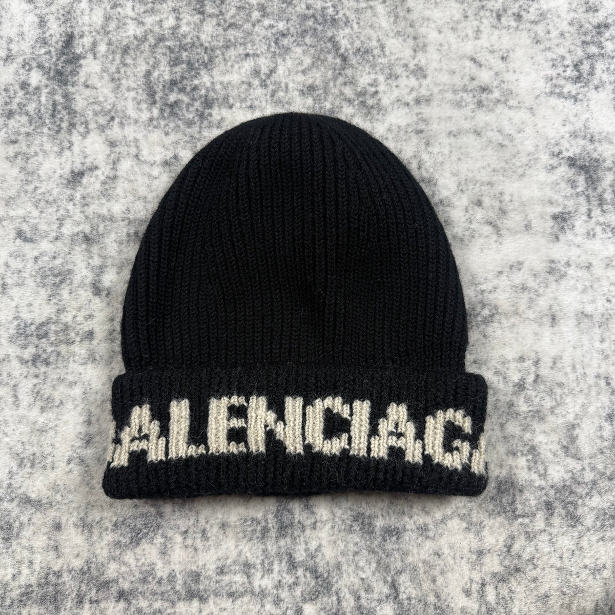 Balenciaga Logo Wool ‘Black’ Beanie