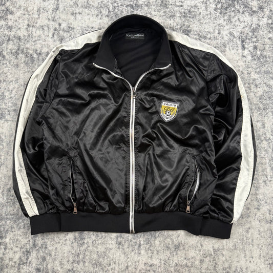Dolce & Gabbana “Calcio” Nylon Track Bomber Jacket