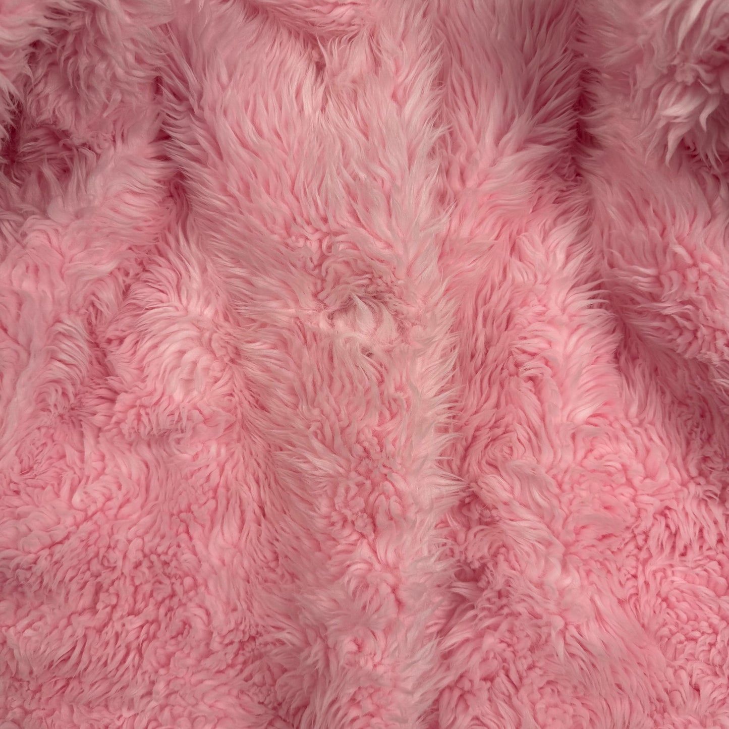 Balenciaga F/W20 Faux Fur Oversized ʼPink’ Coat