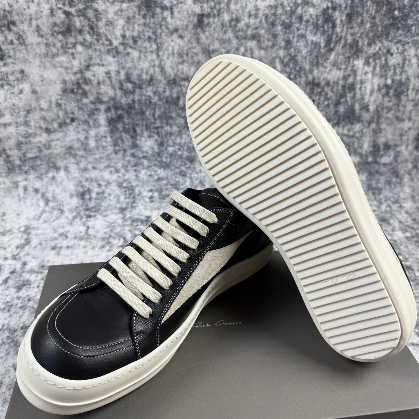 Rick Owens Vintage Vans Leather ‘Black’ Shoes