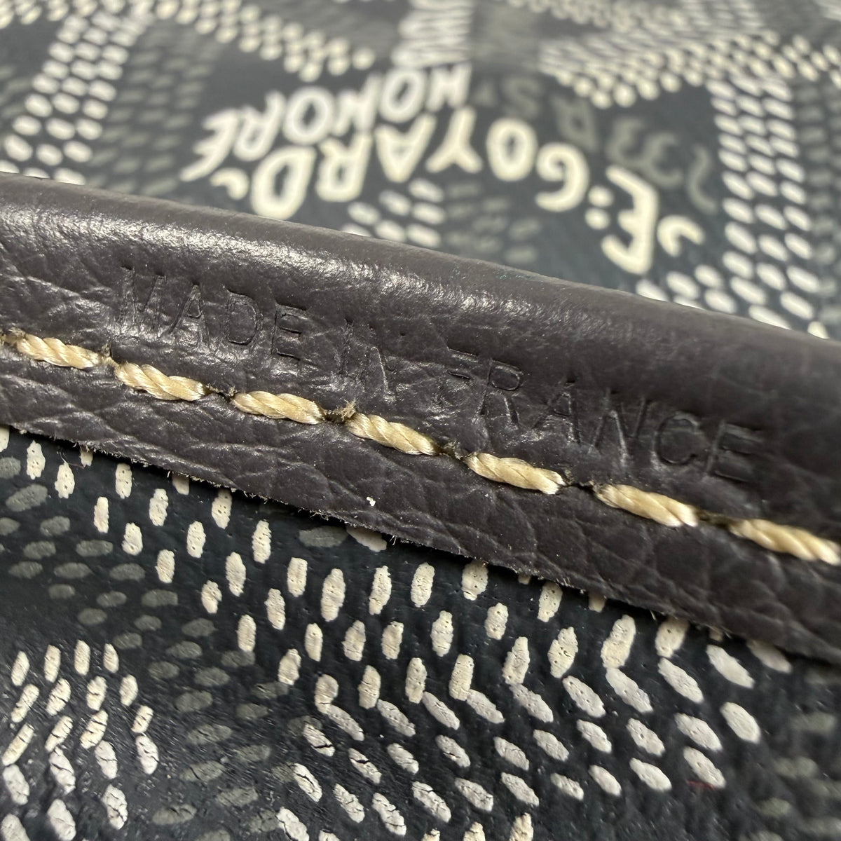 Goyard Grey Goyardine Canvas Hobo Shoulder Bag