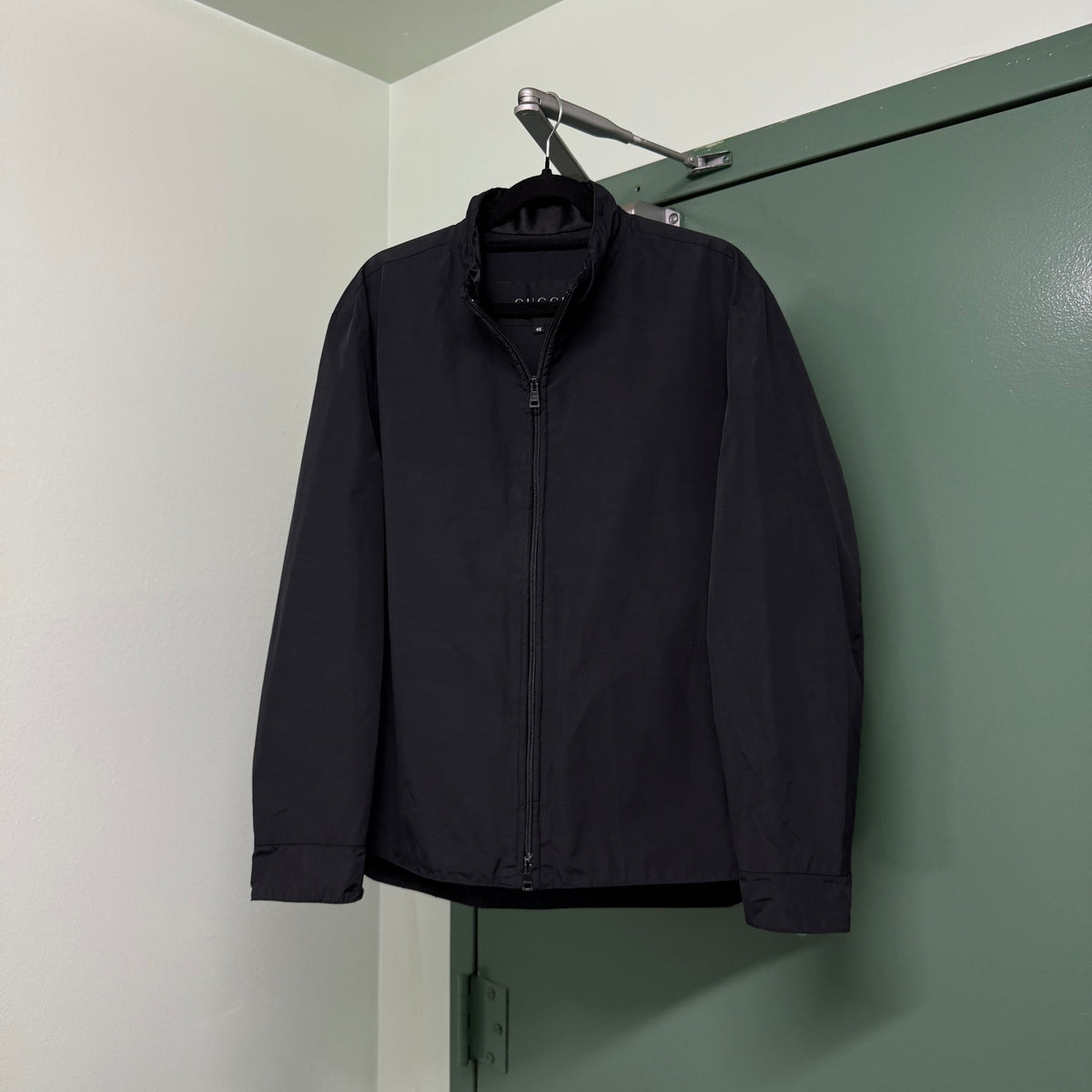 Gucci by Tom Ford Black Nylon Zip-Up Jacket