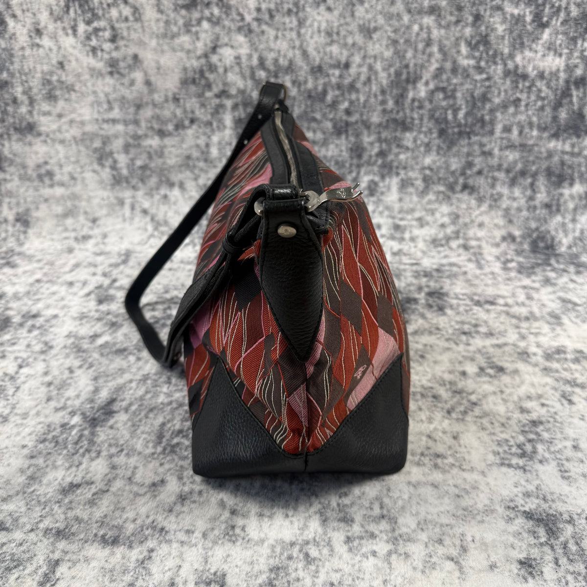 Vivienne Westwood Vintage Argyle Jacquard Orb Shoulder Bag