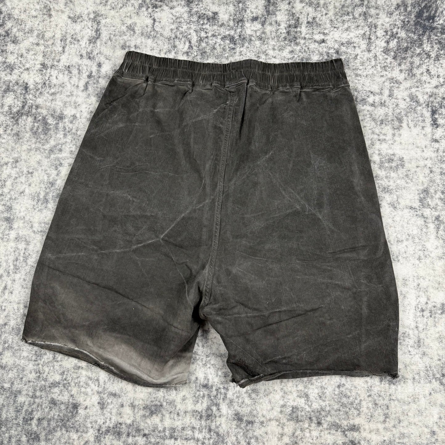 Rick Owens S/S24 Lido Sample Long Boxers Denim Shorts