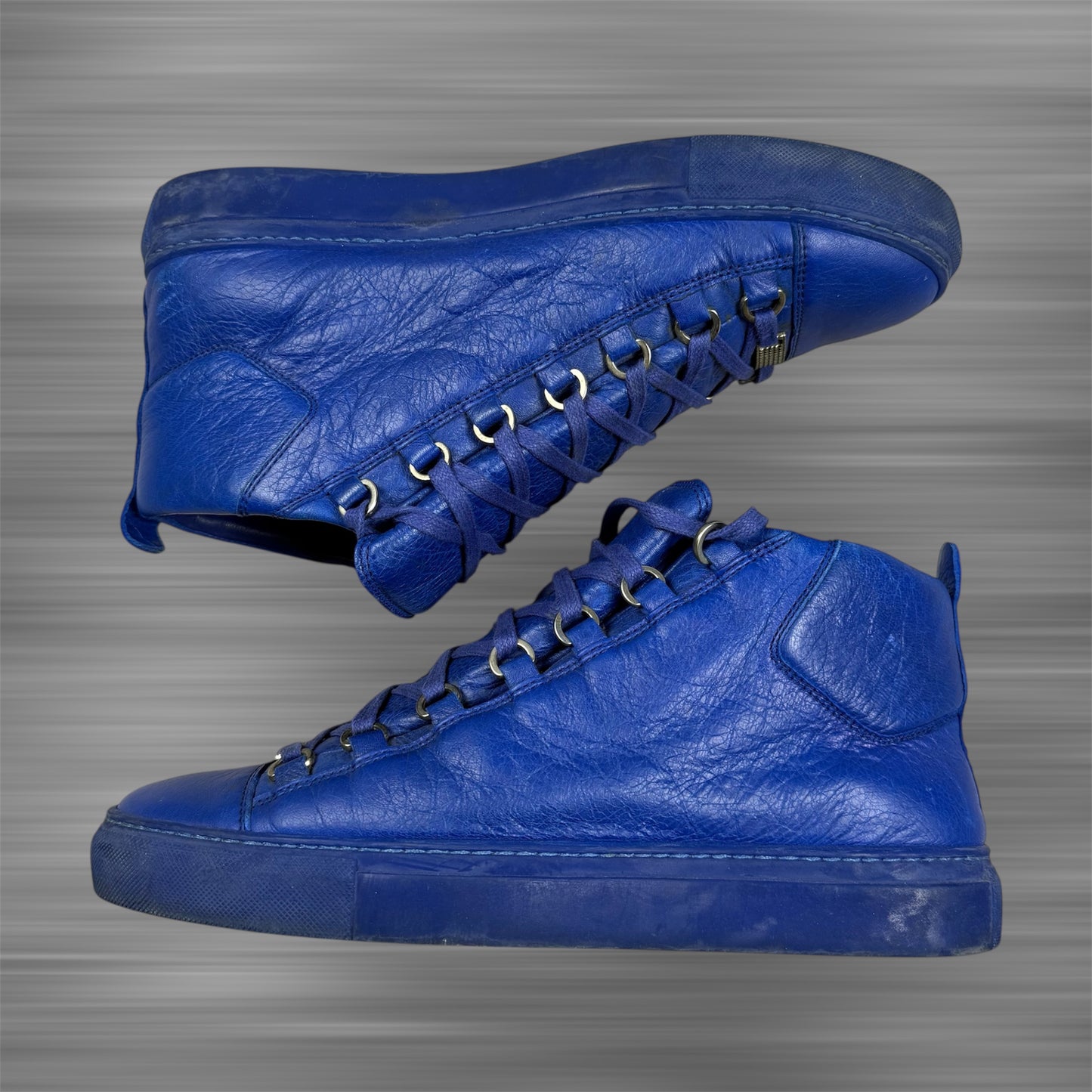 Balenciaga Arena ‘Blue’ Leather Shoes