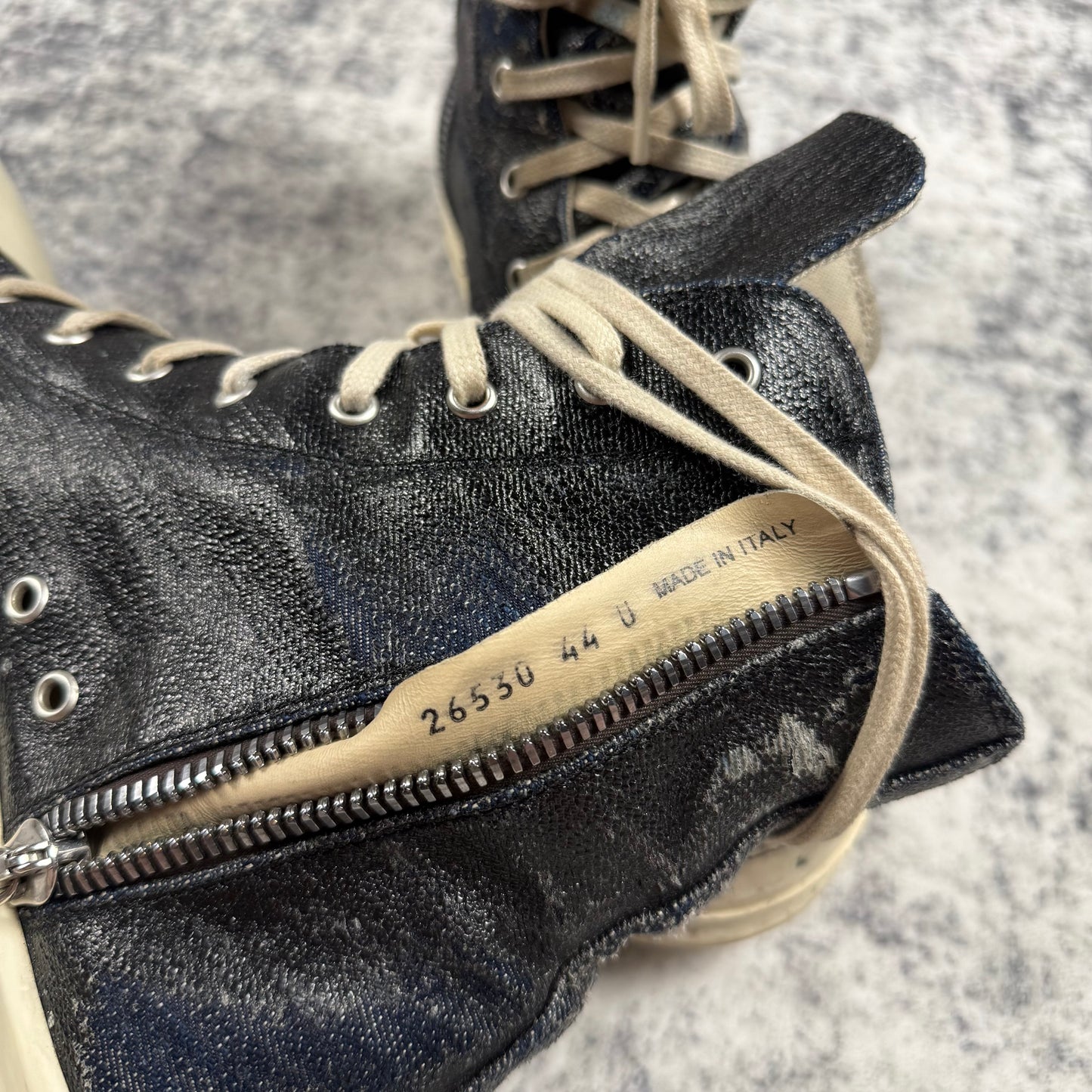 Rick Owens DRKSHDW Ramones Denim Waxed