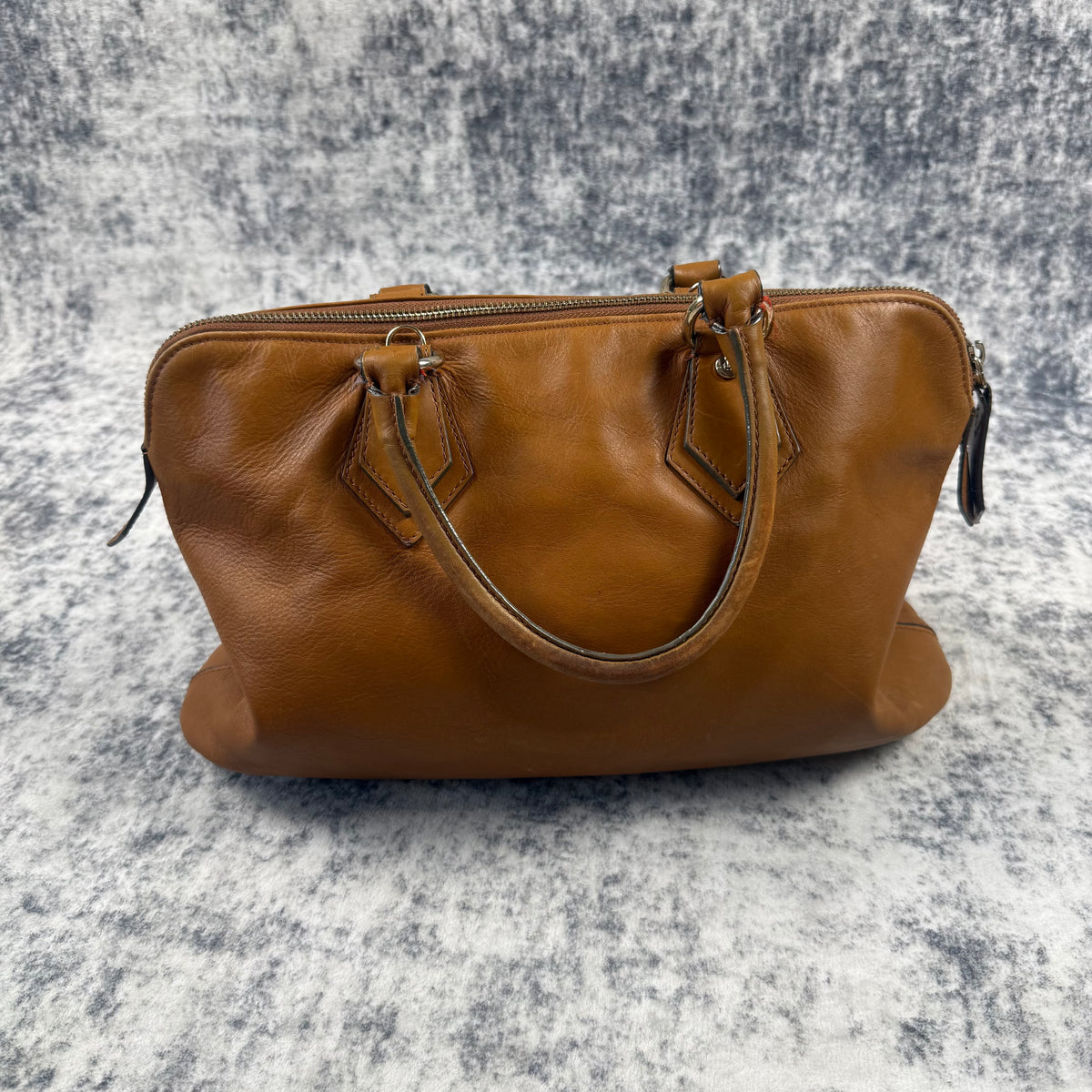Vivienne Westwood Vintage Perforated Orb Leather Handbag
