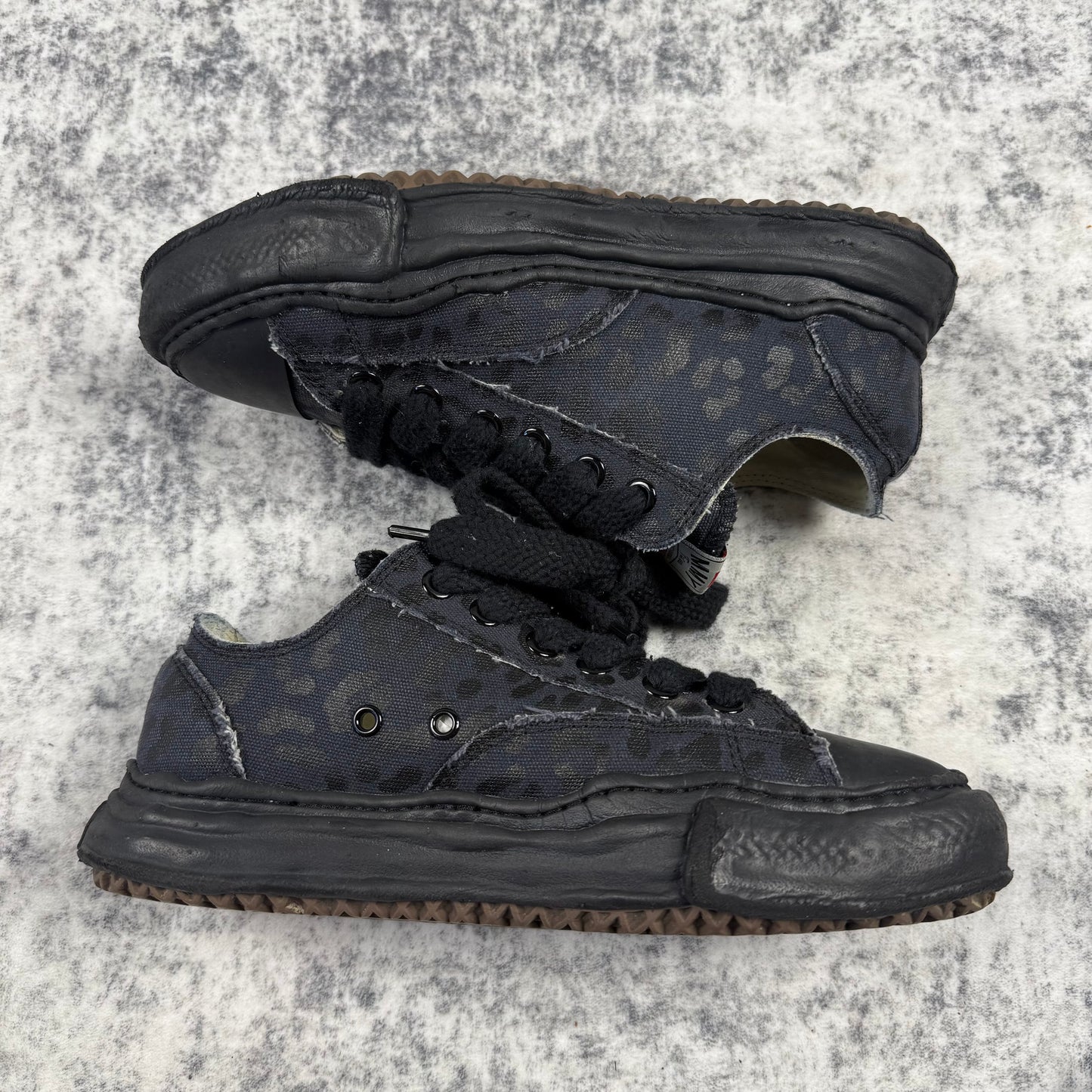 Maison Mihara Yasuhiro Peterson Leopard-Print ‘Black’ Shoes