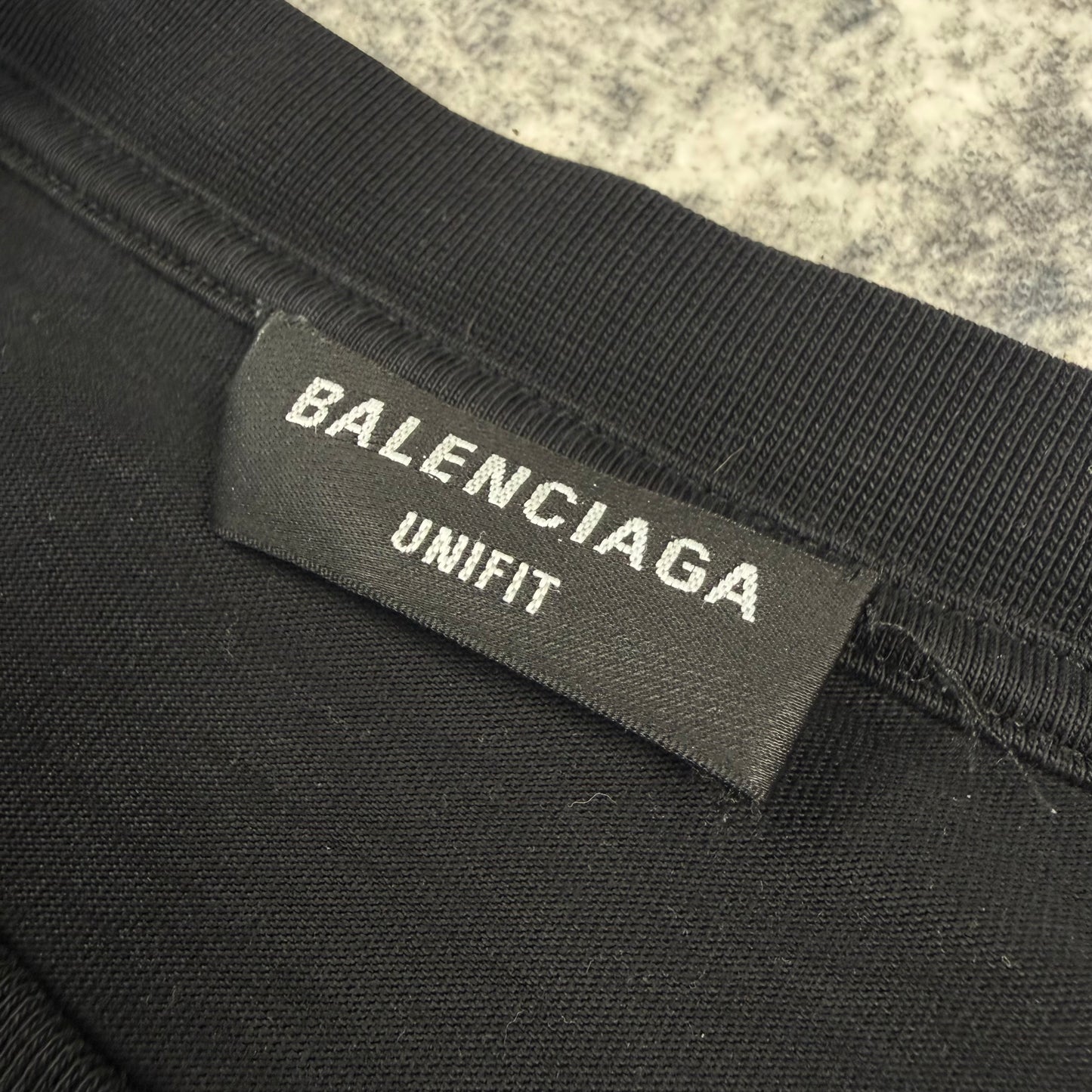 Balenciaga College Oversized ‘Black’ T-Shirt