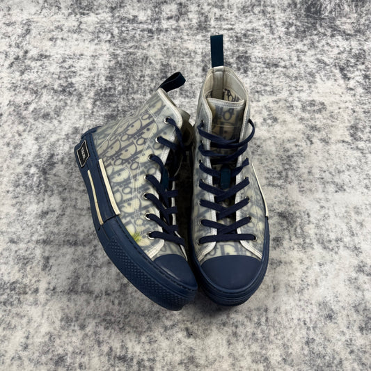 Dior B23 Oblique ‘Navy’ High Top Shoes