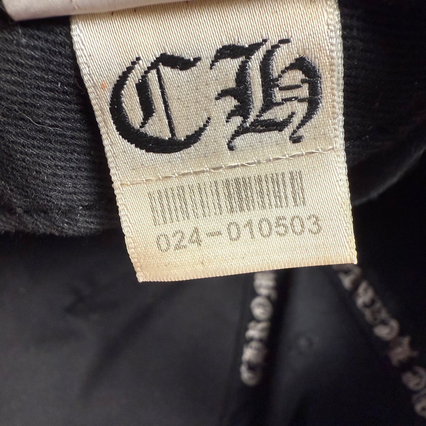 Chrome Hearts Cross Waxed Denim ‘Faded’ Baseball Cap