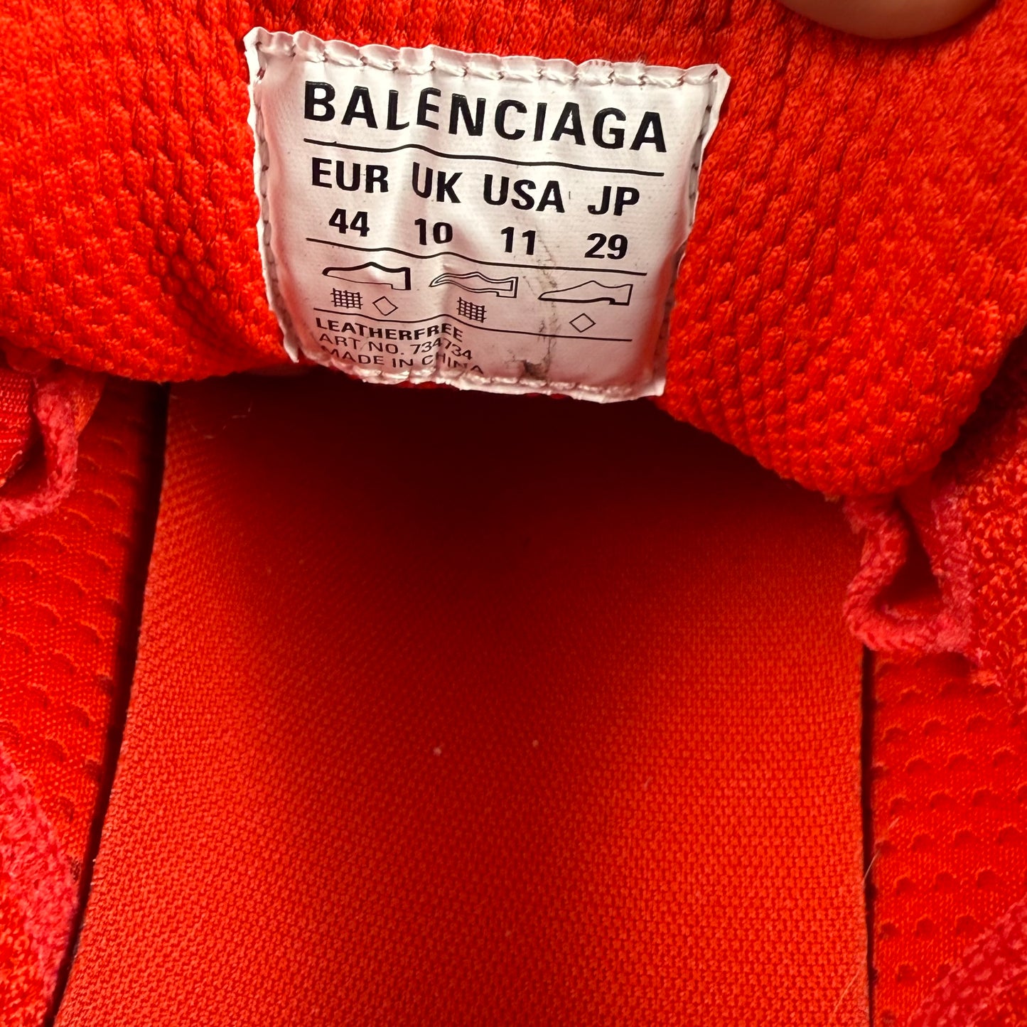 Balenciaga 3XL “Worn-Out” ‘Red’ Shoes