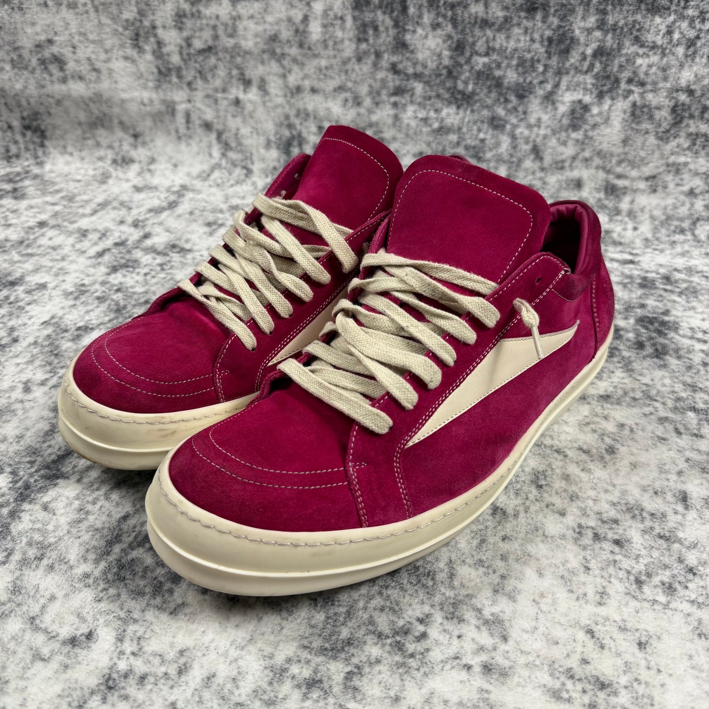 Rick Owens Vintage Vans Suede ‘Pink’ Shoes