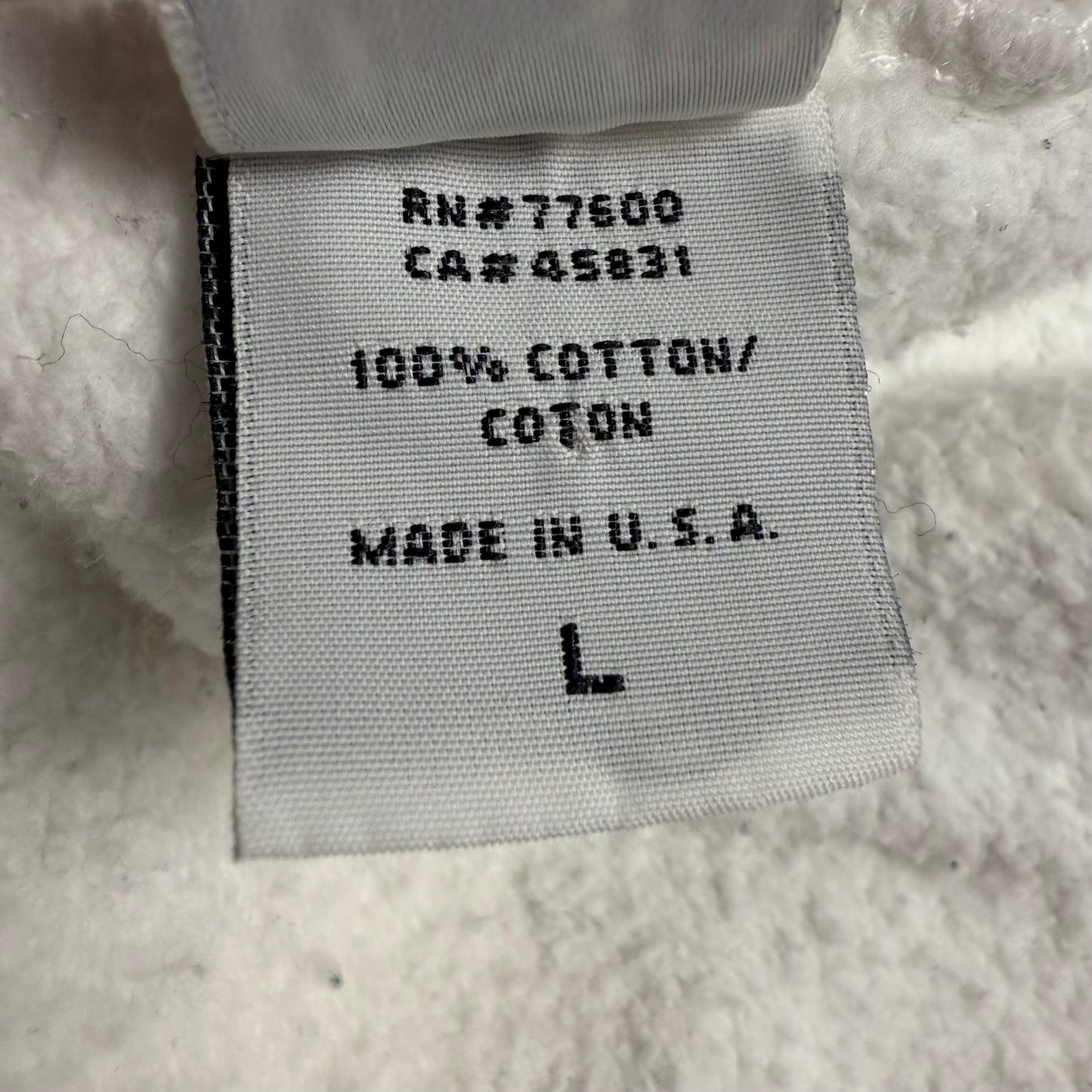 Chrome Hearts Vintage Horseshoe ‘White’ Zip Hoodie