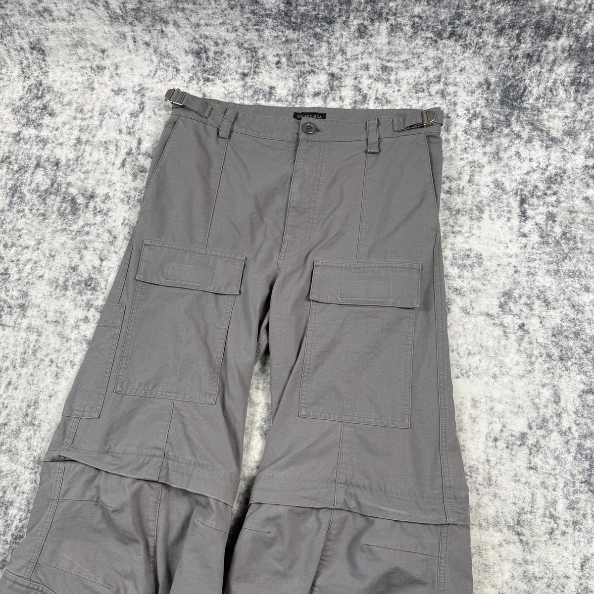 Balenciaga FW23 Convertible Flared Cargo Pants