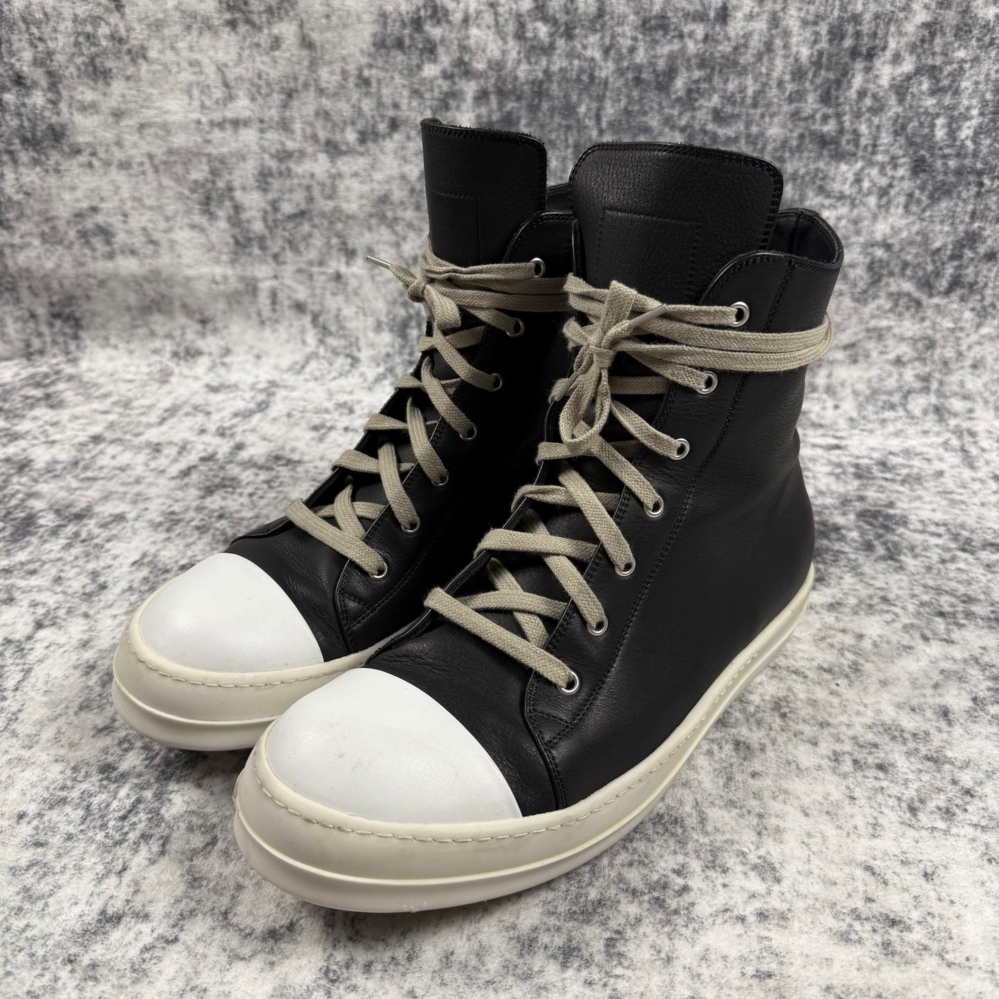 Rick Owens Mainline Leather ‘Black’ Ramones