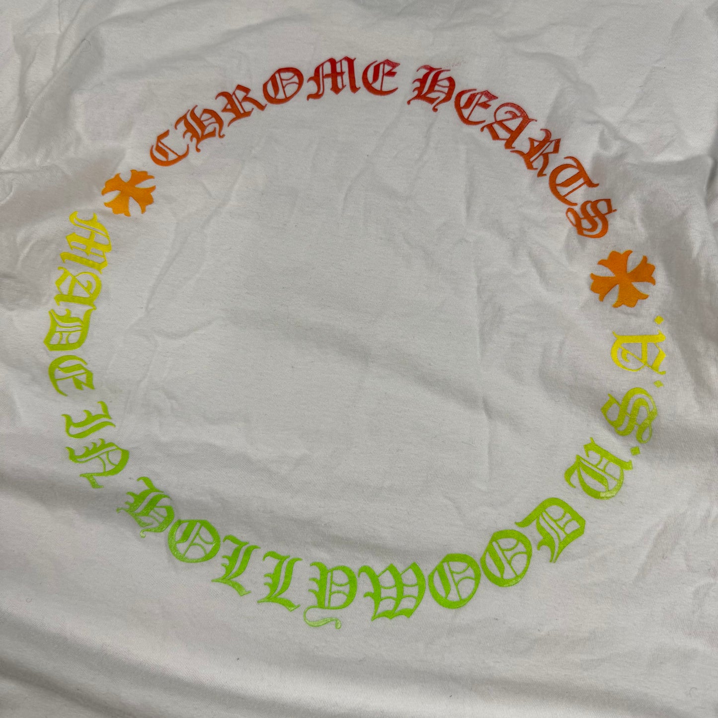 Chrome Hearts Horseshoe Gradient ‘White’ T-Shirt