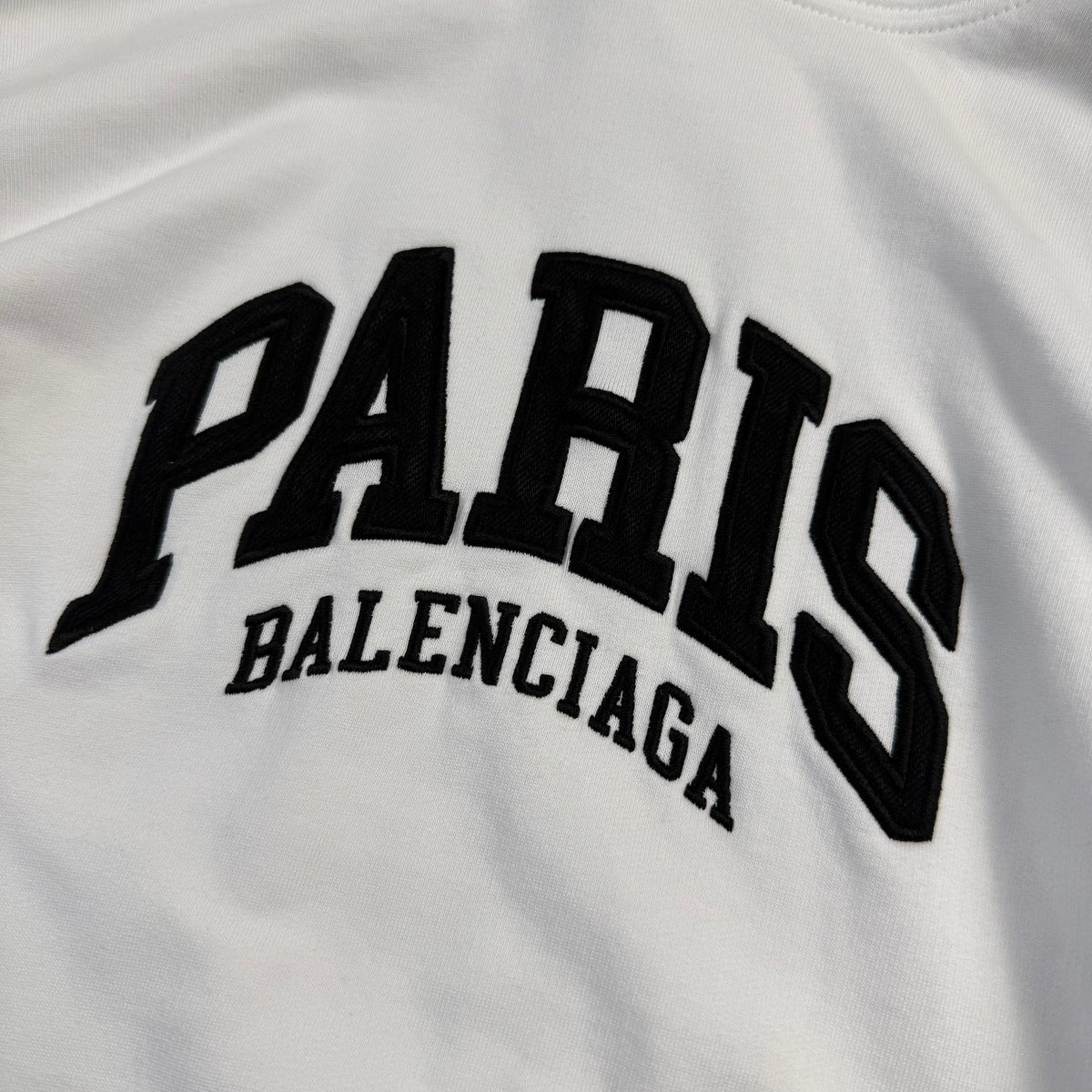 Balenciaga Paris Logo ‘White’ Hoodie
